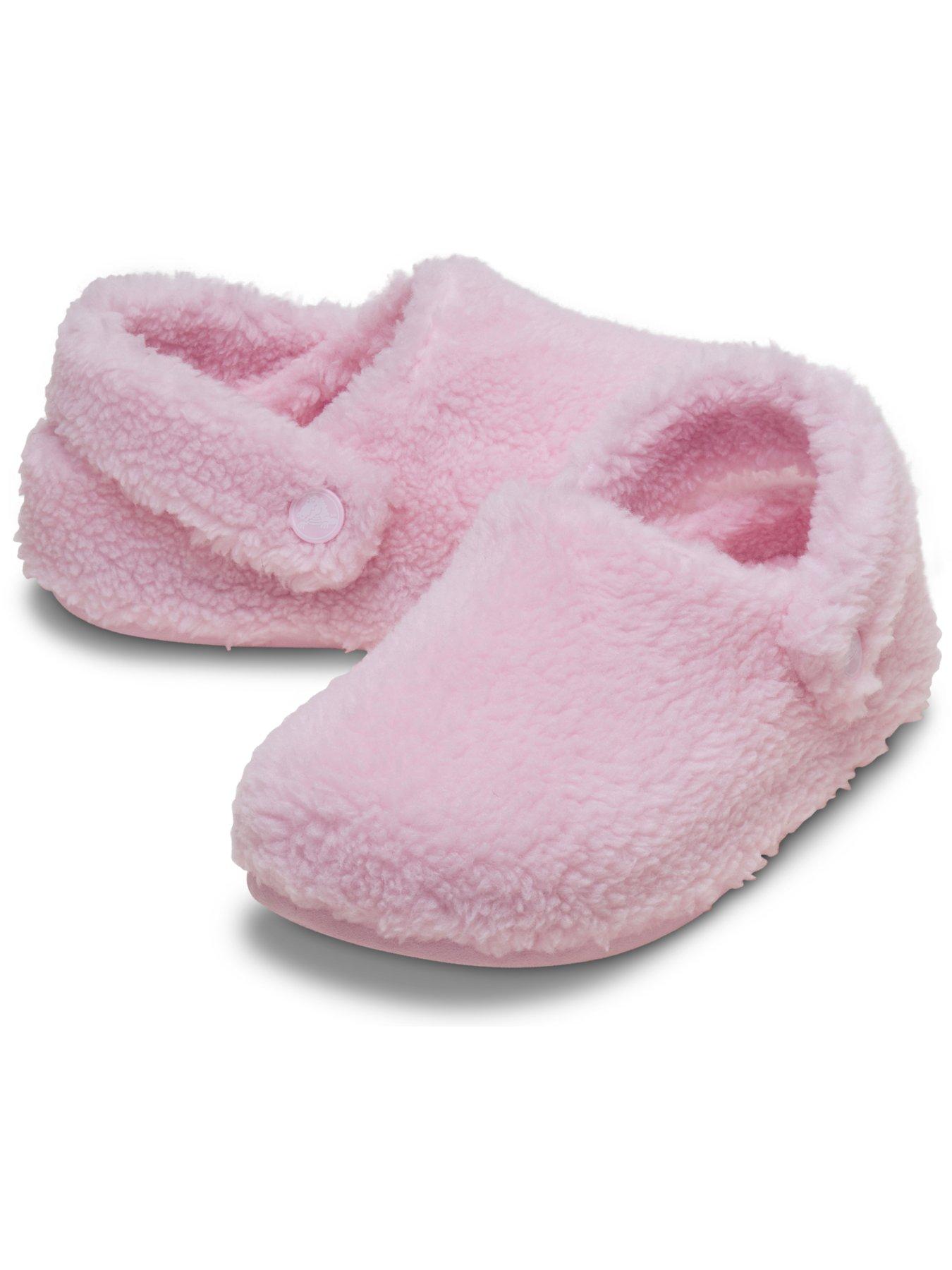 Image 5 of 5 of Crocs Infant / Junior Classic Cozzzy Slippers - Pink