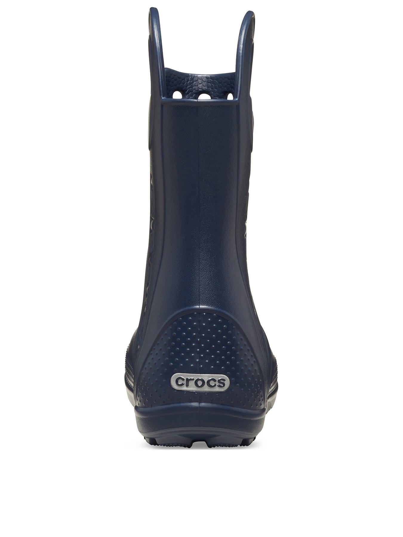 Image 3 of 5 of Crocs Junior/Youth Handle It Rain Boots - Navy