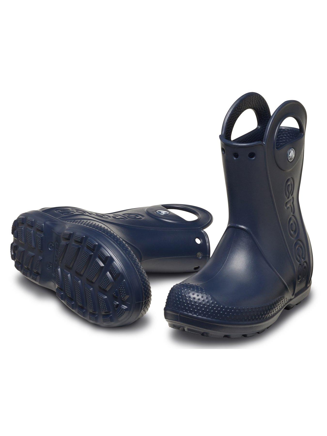 Image 5 of 5 of Crocs Junior/Youth Handle It Rain Boots - Navy