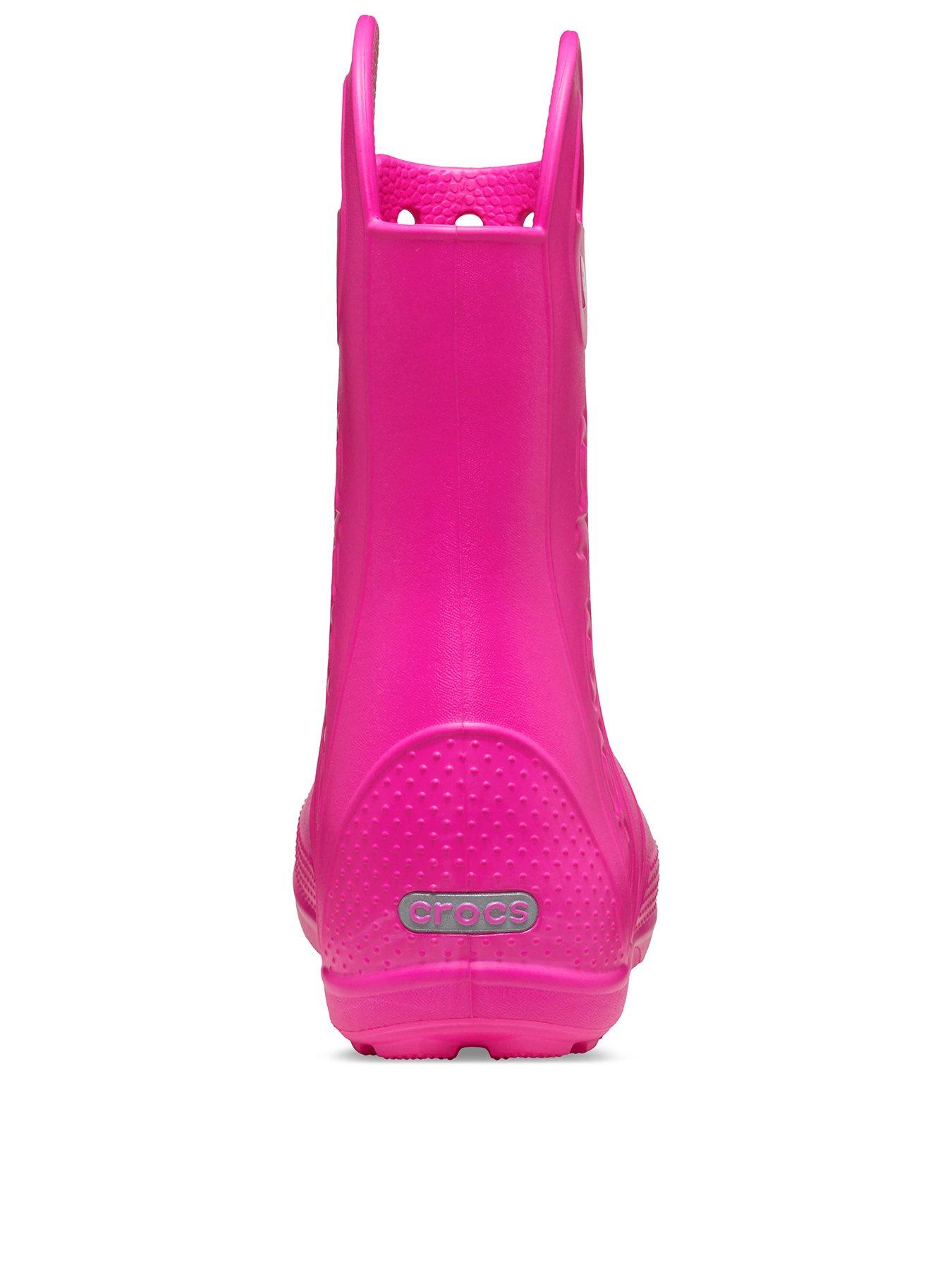 Image 3 of 5 of Crocs Junior/Youth Handle It Rain Boots - Pink