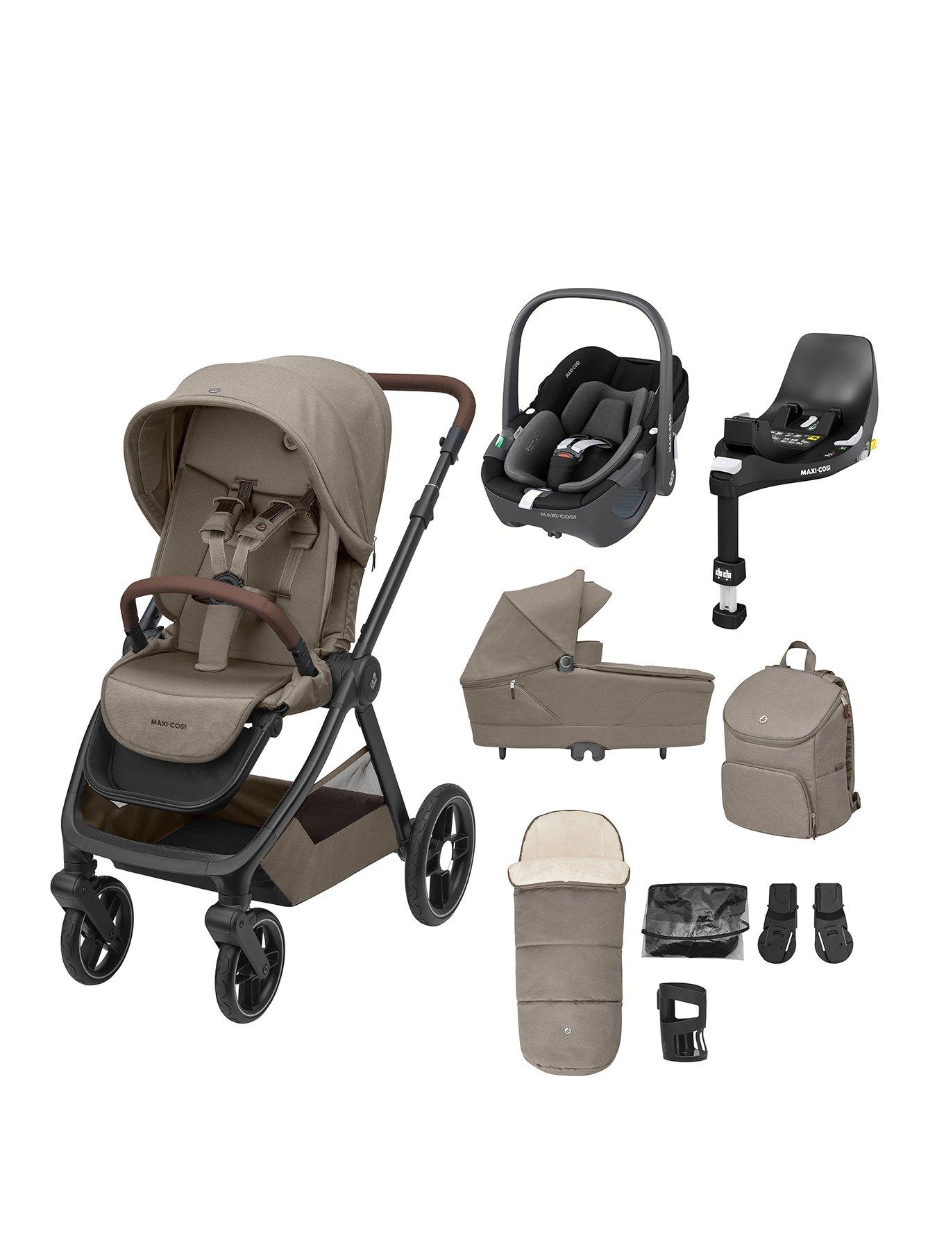 maxi-cosi-oxford-9-piece-complete-pushchair-travel-system-twillic-truffle
