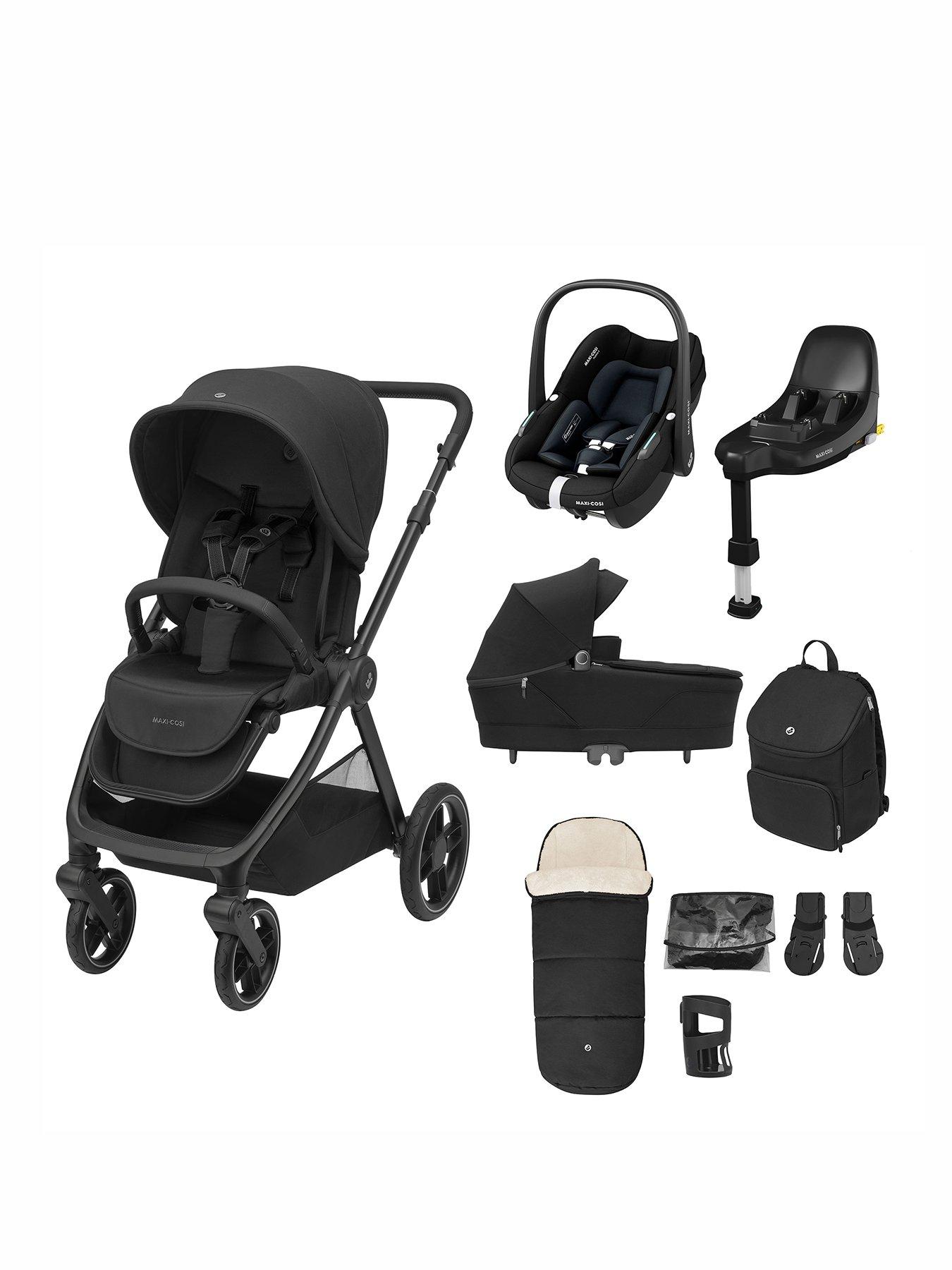 maxi-cosi-oxford-9-piece-select-pushchair-travel-system-twillic-black