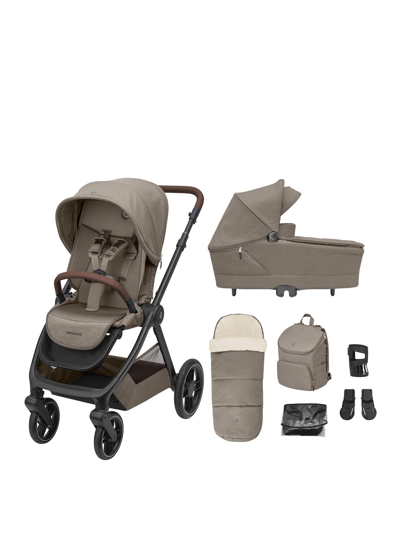 maxi-cosi-oxford-essential-pushchair-bundle-twillic-truffle