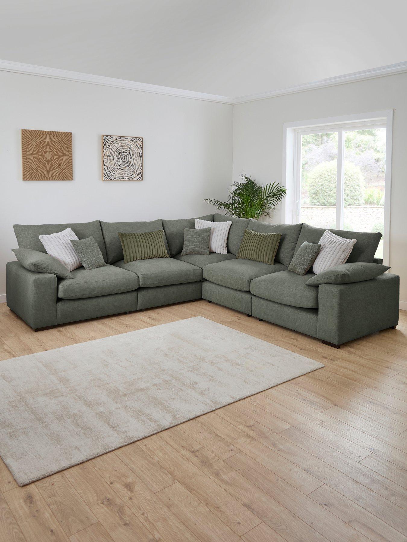 The Very Collection Aston Double Arm Modular Corner Group - Made to Order in the UK