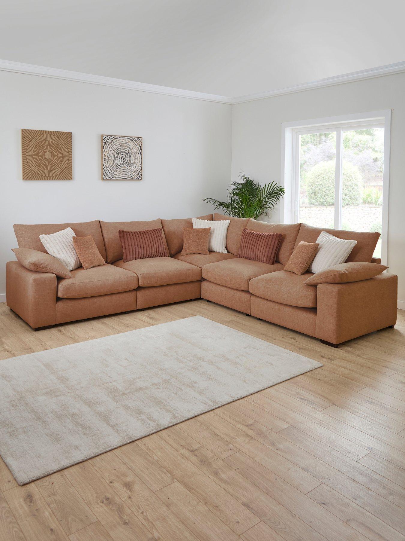 Very Home Aston Double Arm Modular Corner Group - Made to Order in the UK