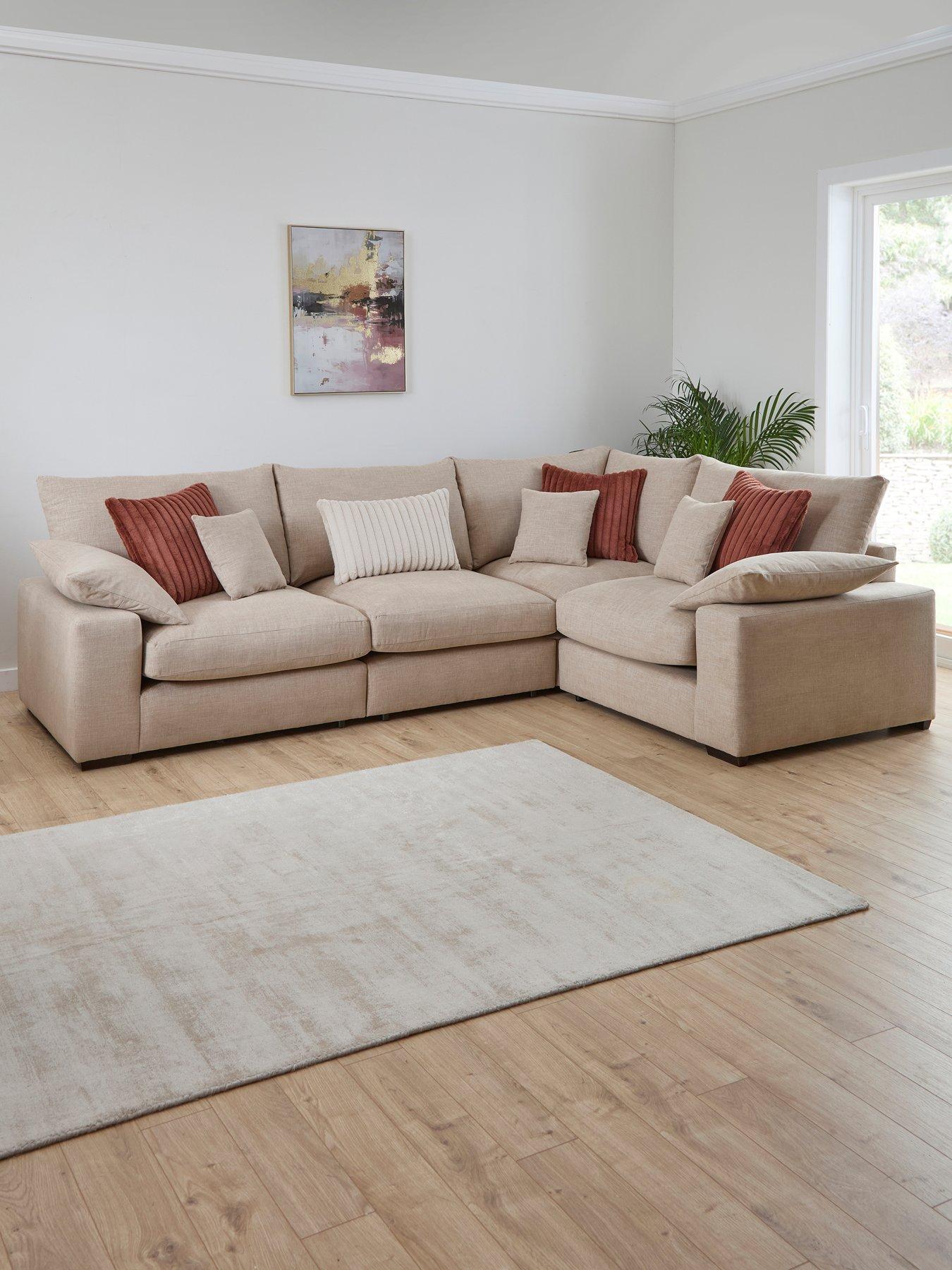 Image 1 of 6 of The Very Collection Aston Reversible Double Arm Modular Corner Sofa&nbsp;- Made to Order in the UK