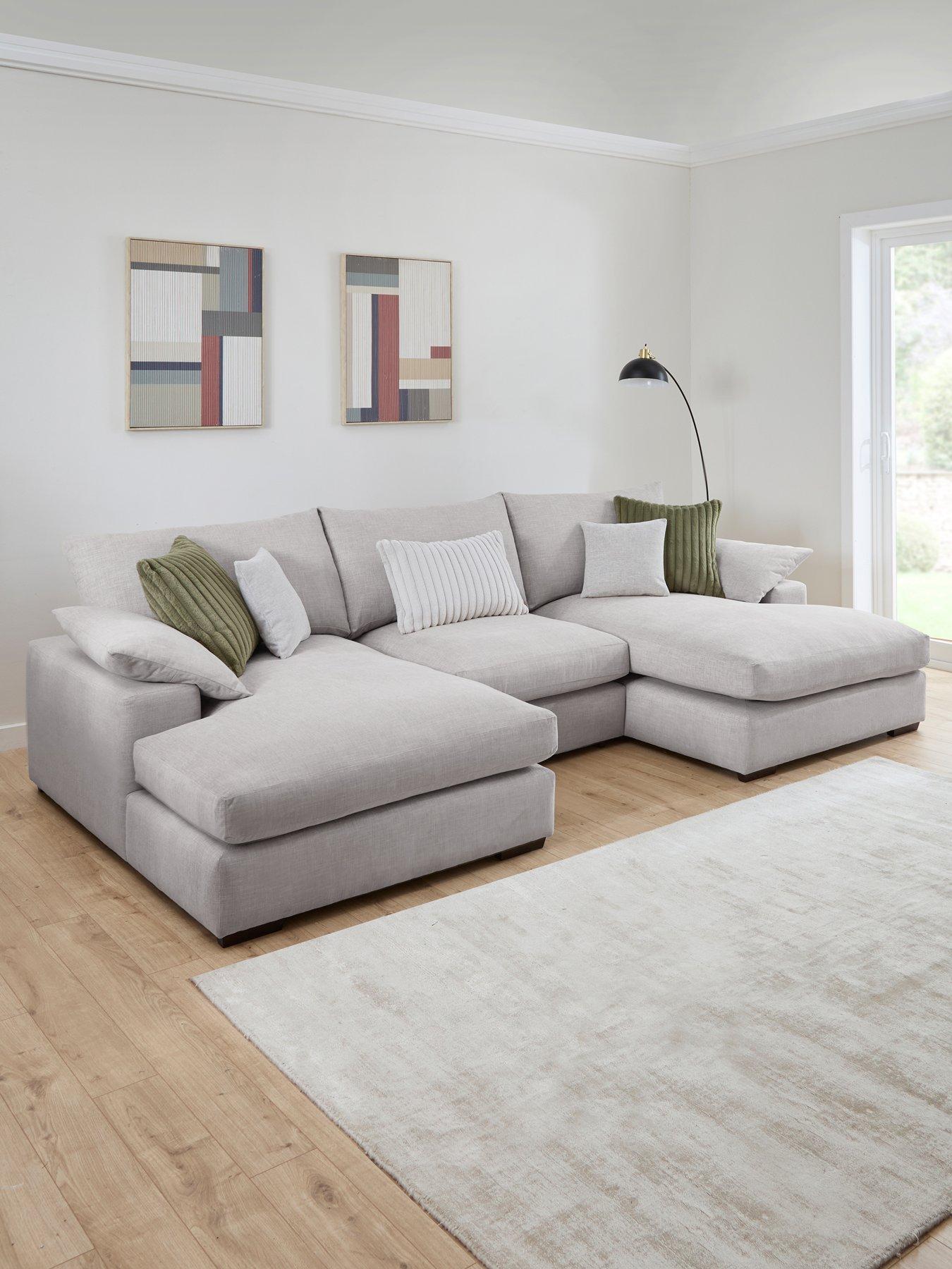 The Very Collection Aston U-shape Fabric Modular Sofa - Made to Order in the UK