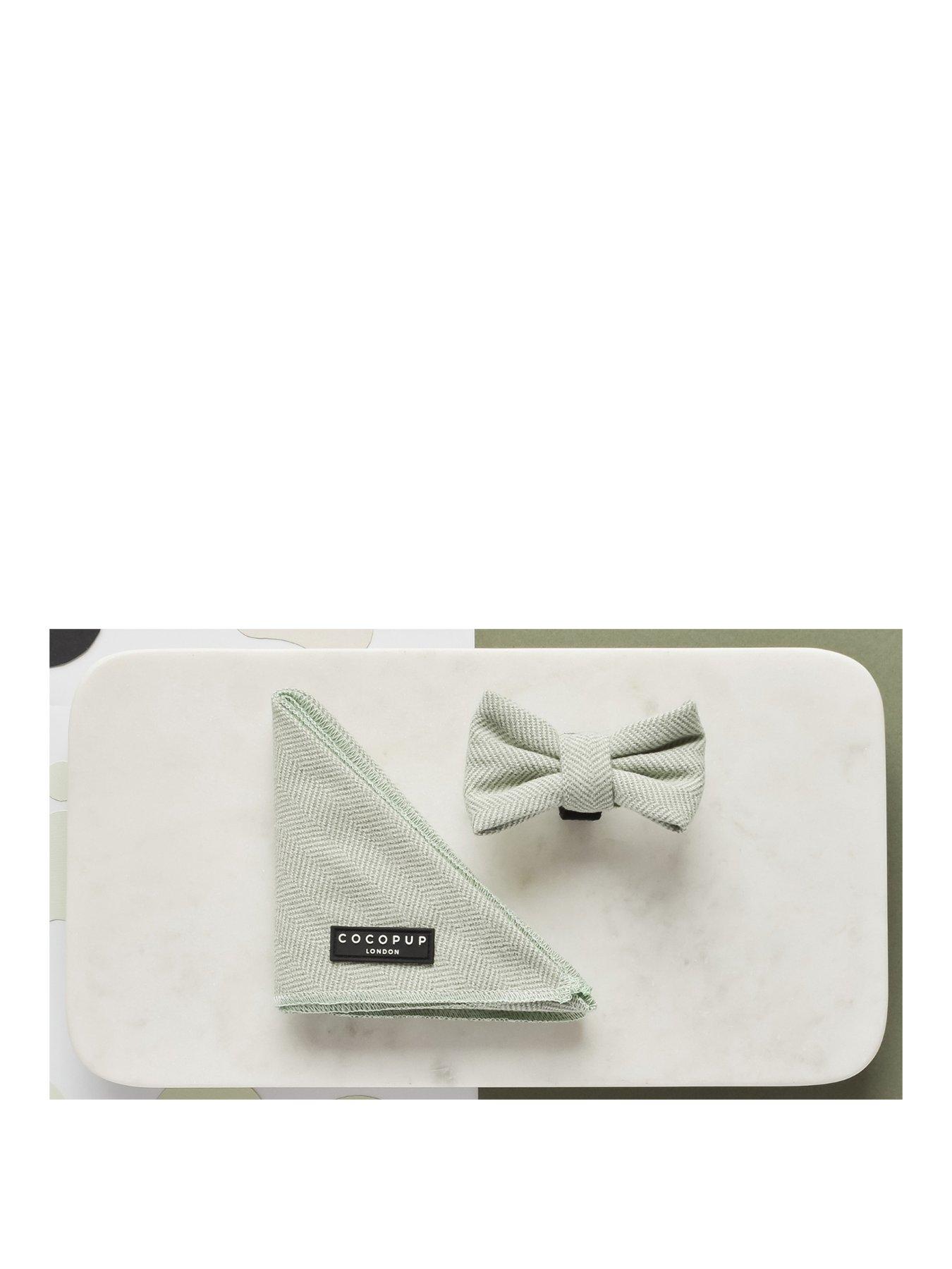 undefined 2 Pack - Sage Tweed Bandana and Bow Tie