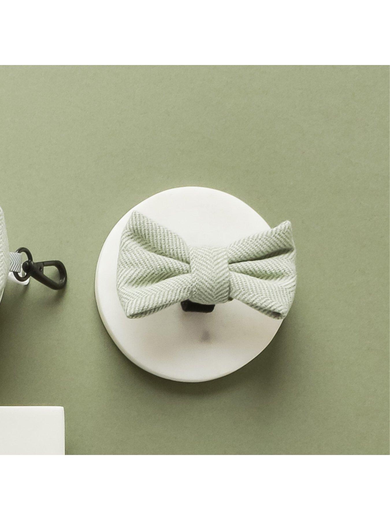 Image 3 of 3 of Cocopup 2 Pack - Sage Tweed Bandana and Bow Tie