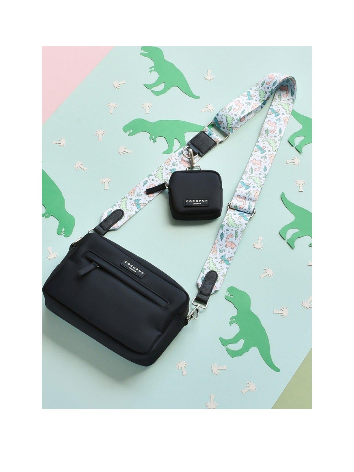  image of cocopup-black-dog-walking-bag-bundle-dinopaws-bag-treat-pouch-and-strap