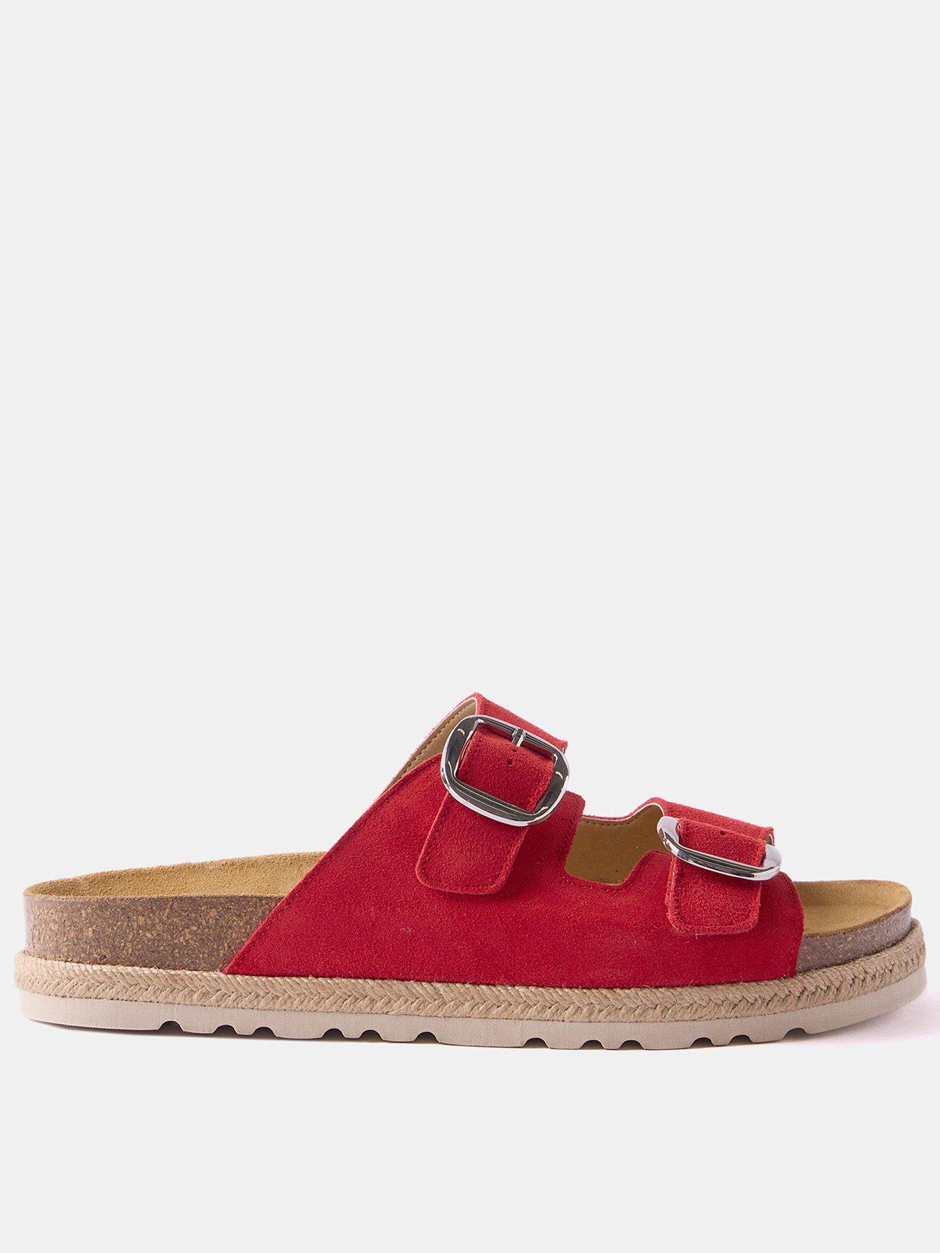 undefined Hannah Two Strap Suede Slider