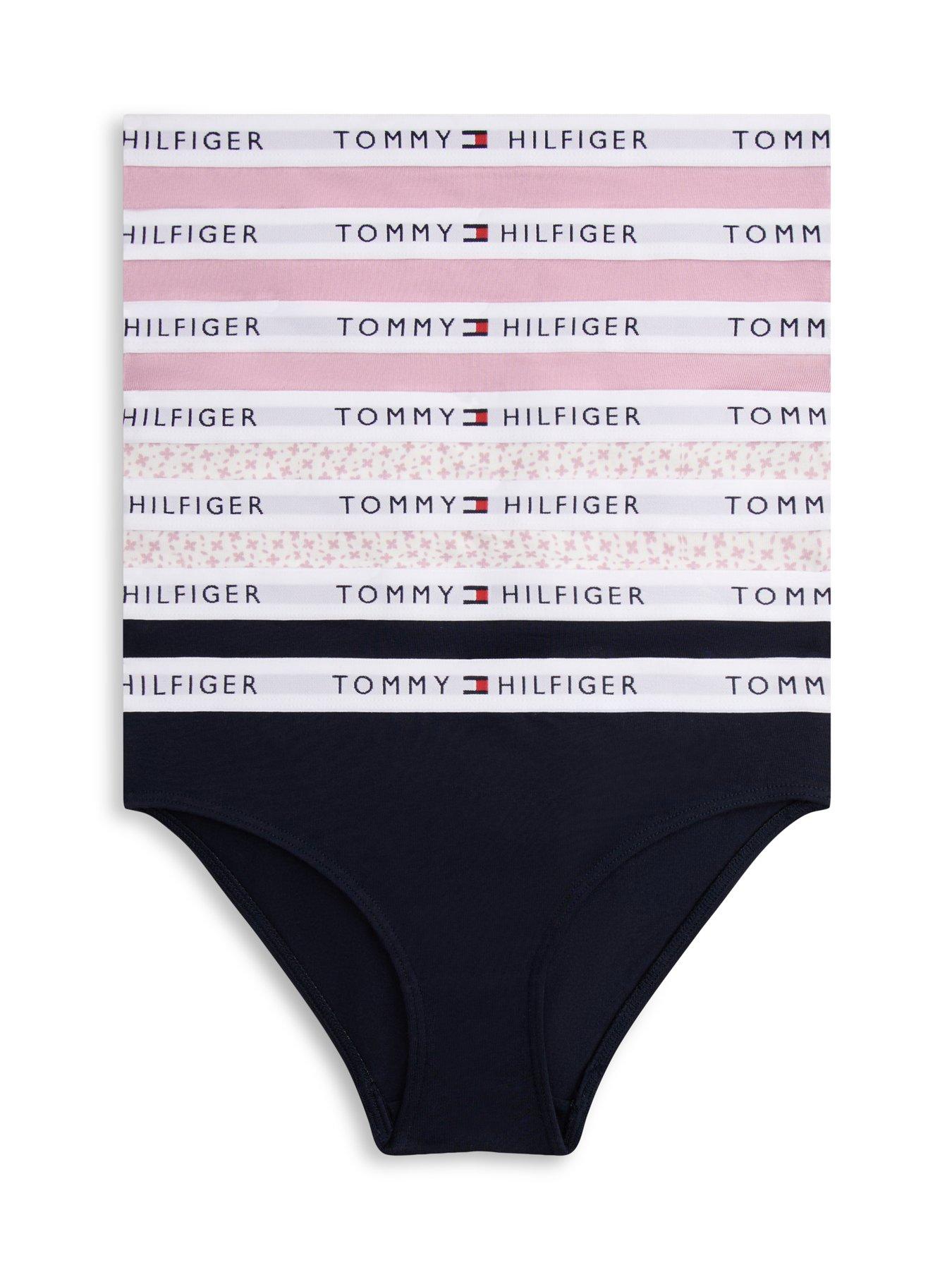 Tommy Hilfiger Girls 7 Pack Print Bikini Briefs - Multi