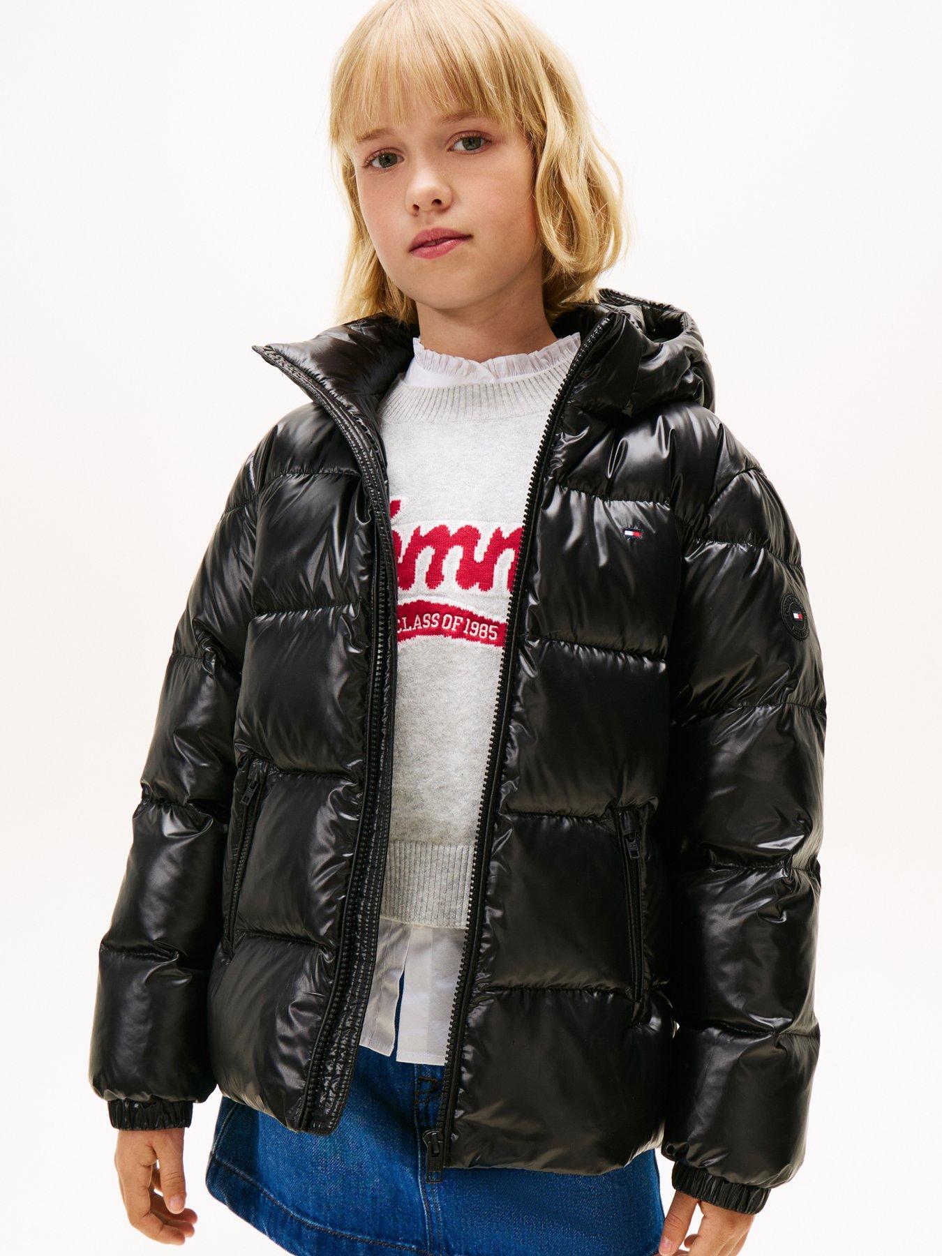 undefined Girls Essential Down Jacket - Black