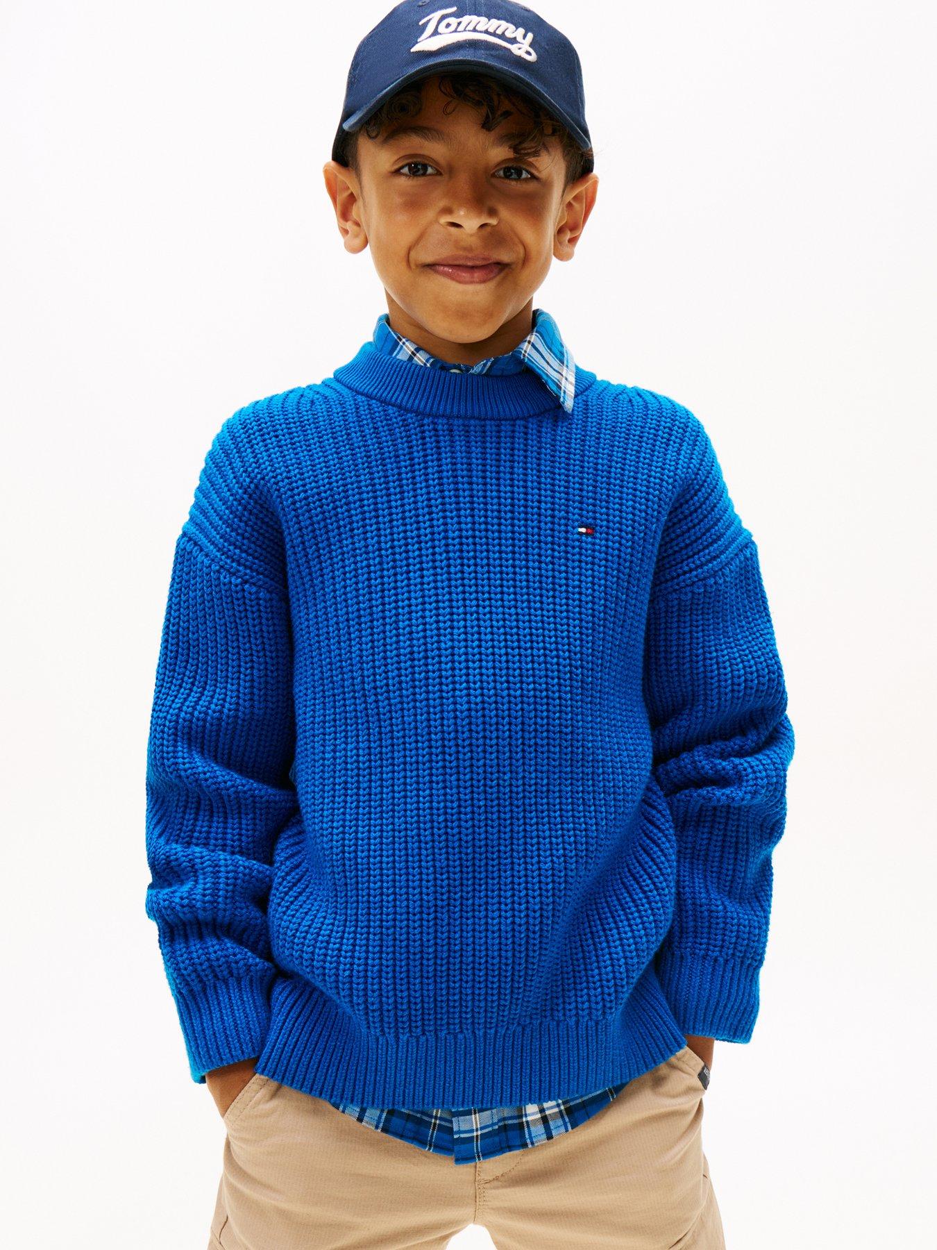 undefined Boys Crew Neck Sweater - Blue