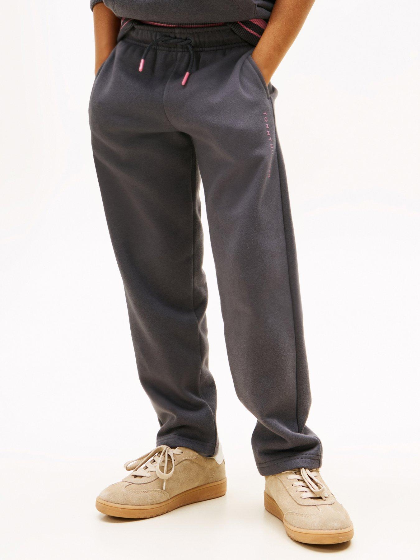 undefined Girls Mini Th Logo Sweatpants - Washed Black