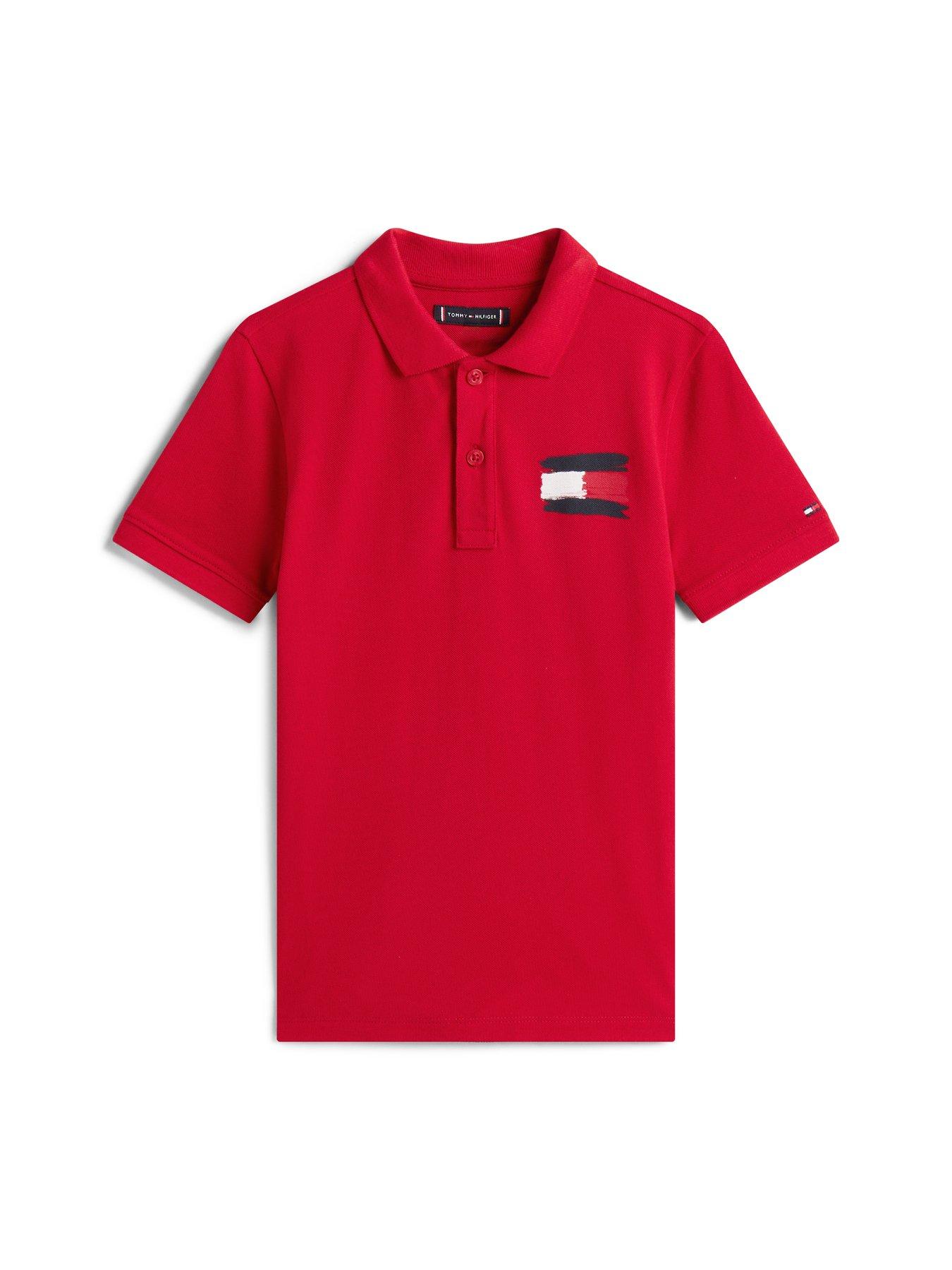 tommy-hilfiger-boys-flag-short-sleeve-polo-shirt-medium-red