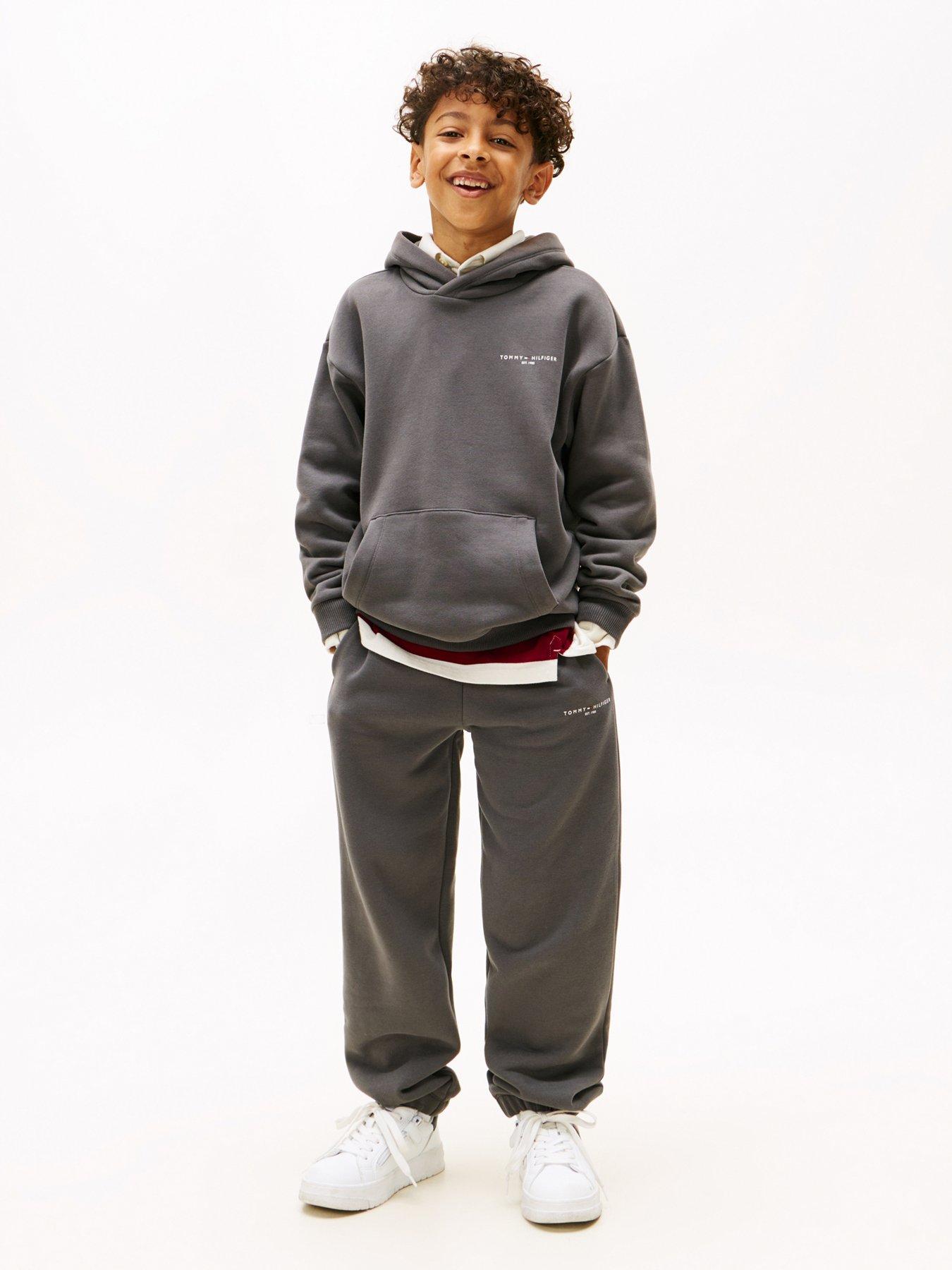 Image 2 of 4 of Tommy Hilfiger Boys Mini Corp Hoodie - Washed Black