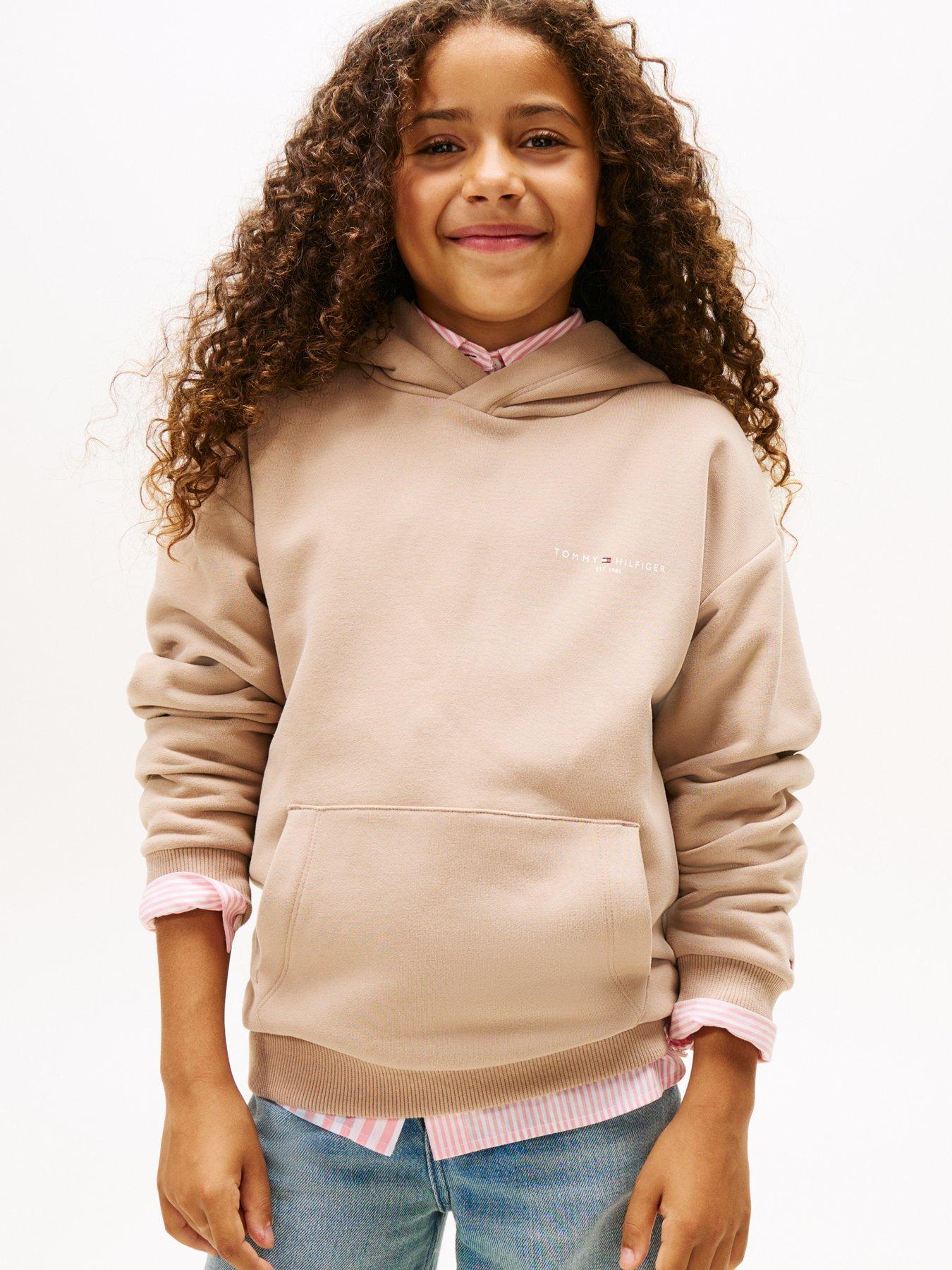 undefined Kids Mini Corp Hoodie - Beige