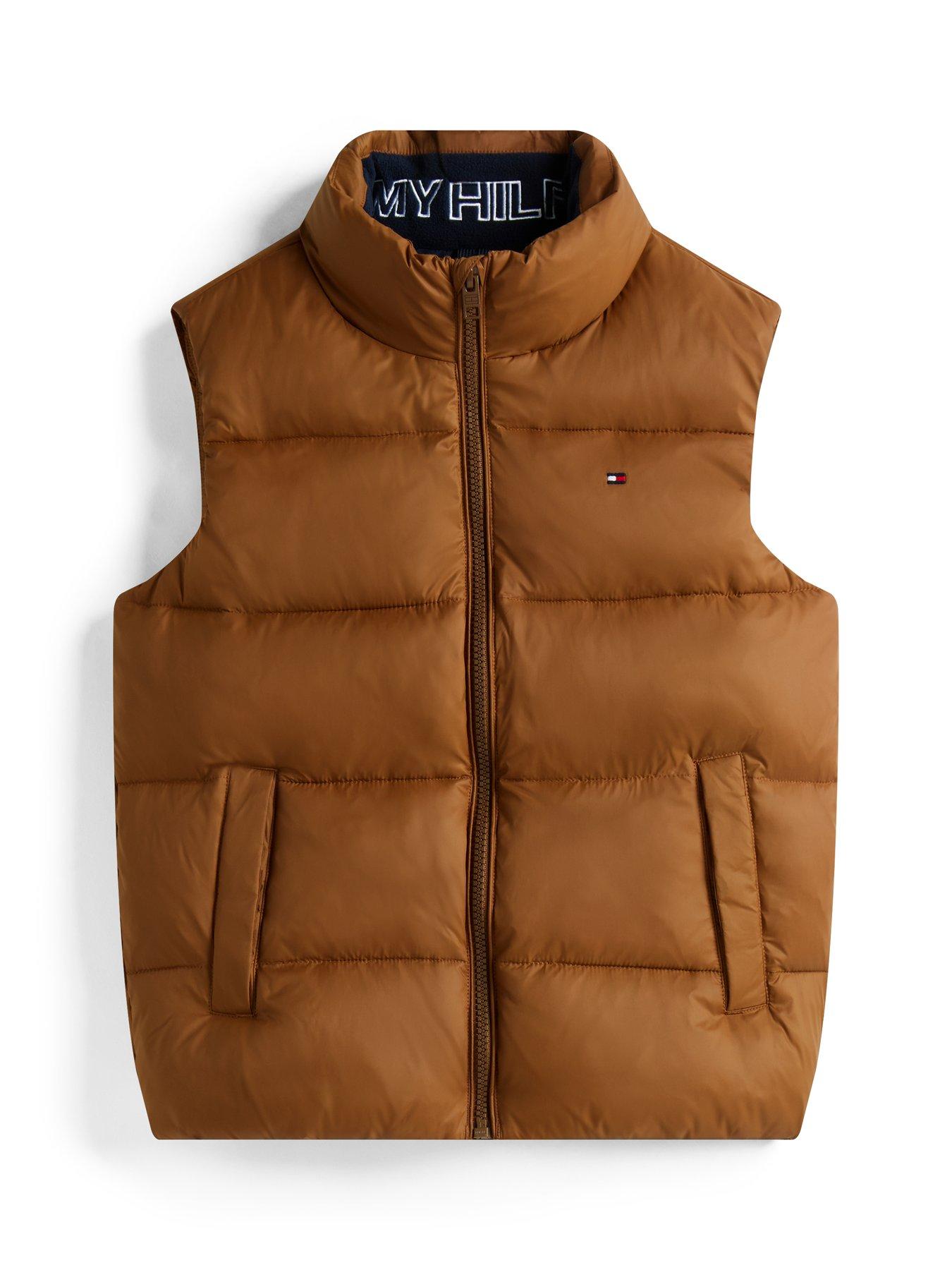 Image 5 of 5 of Tommy Hilfiger Boys Essential Padded Vest - Pecan Nut