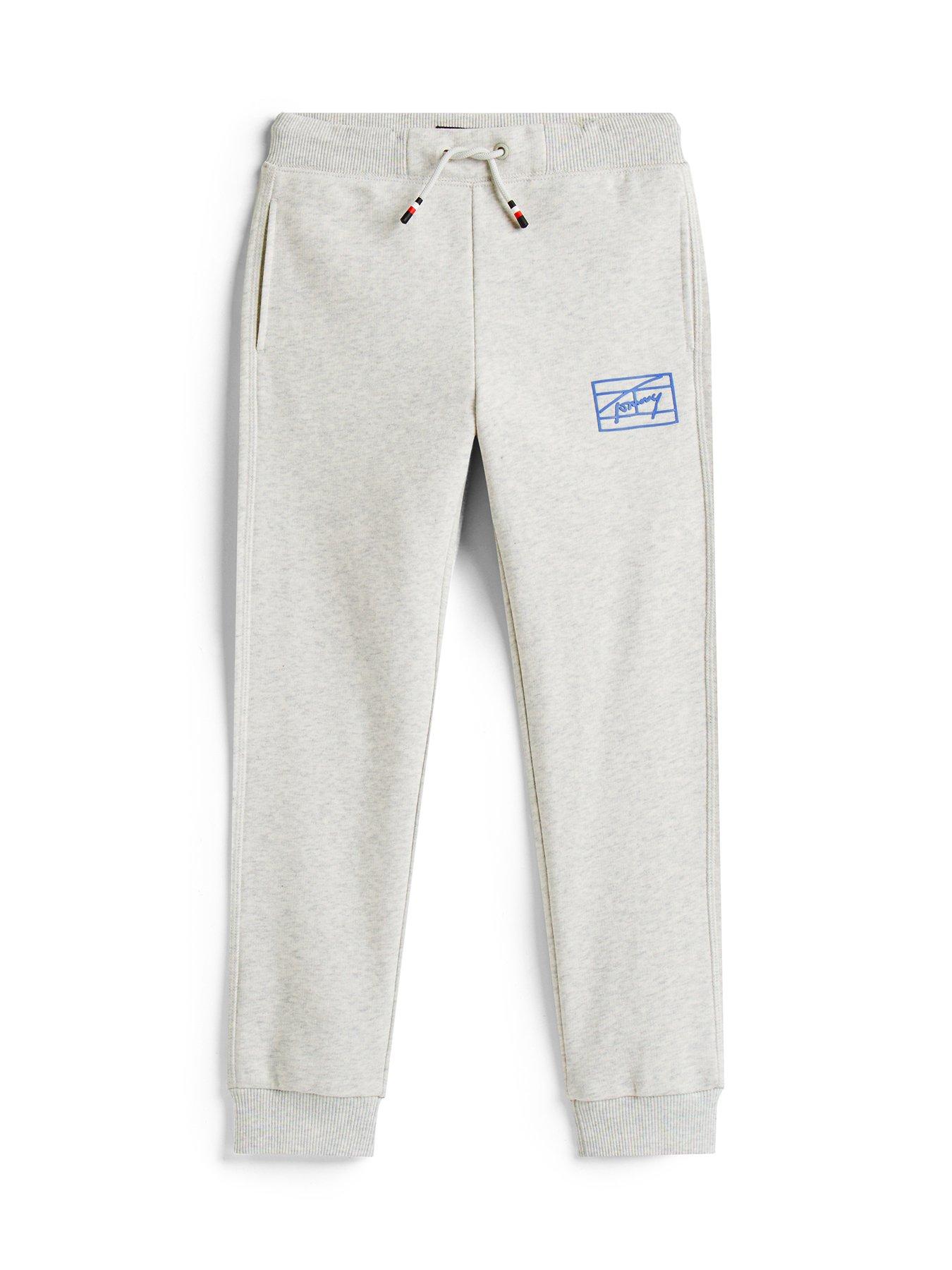 Image 5 of 5 of Tommy Hilfiger Boys Varsity Graphic Sweatpants - Heather