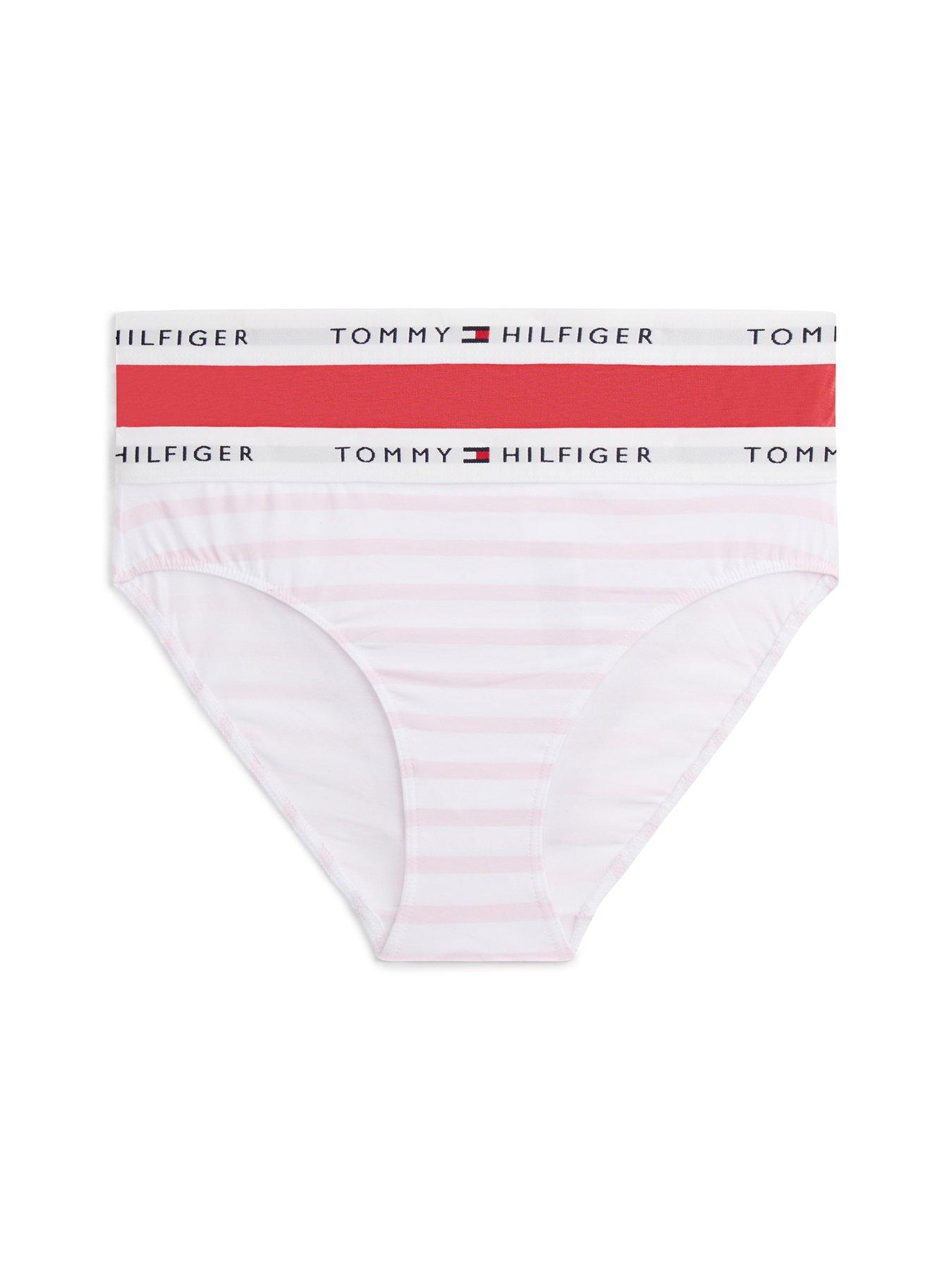 Tommy Hilfiger Girls 2 Pack Print Bikini Briefs - Multi