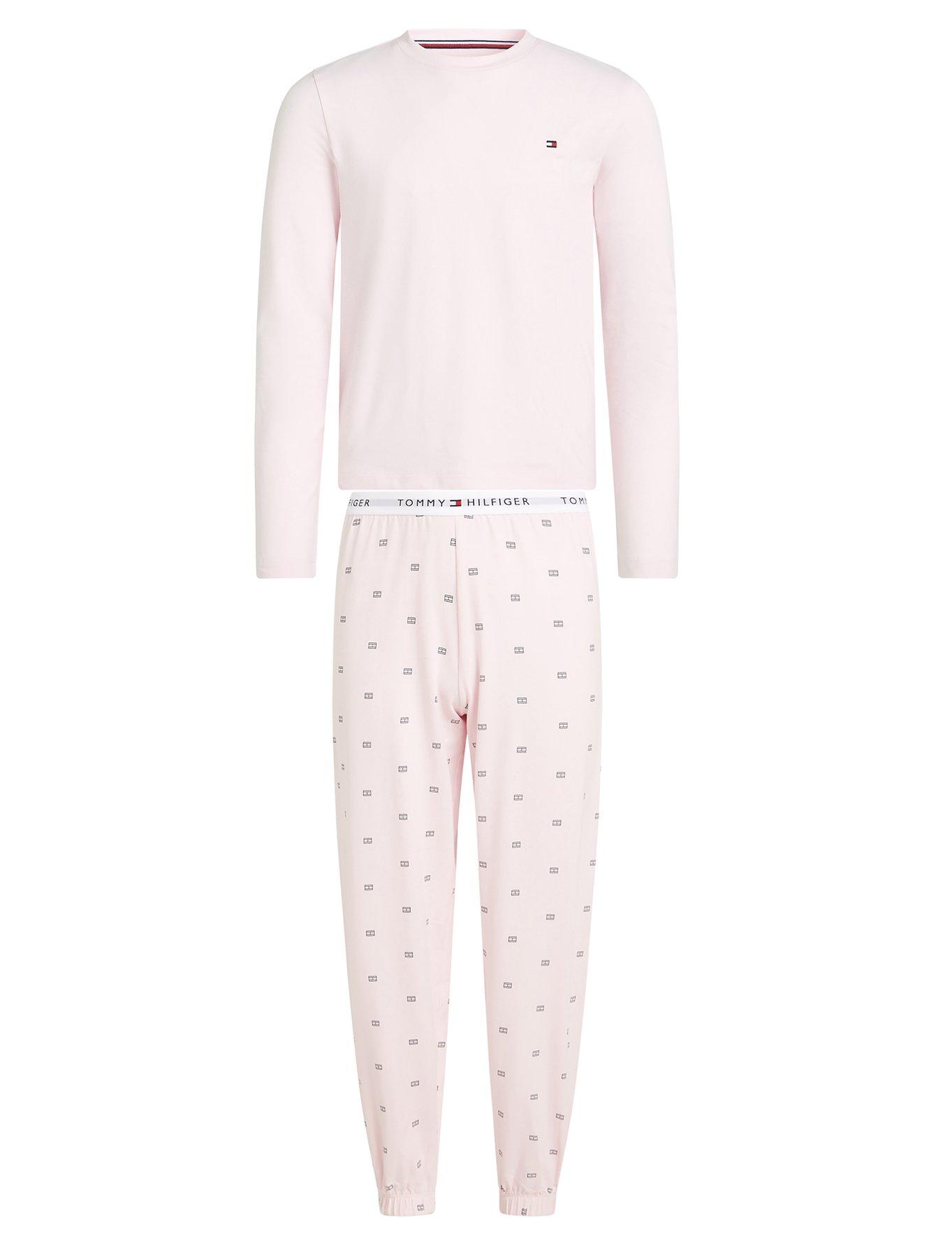 Tommy Hilfiger Girls Jersey Pyjama Set - Light Pink
