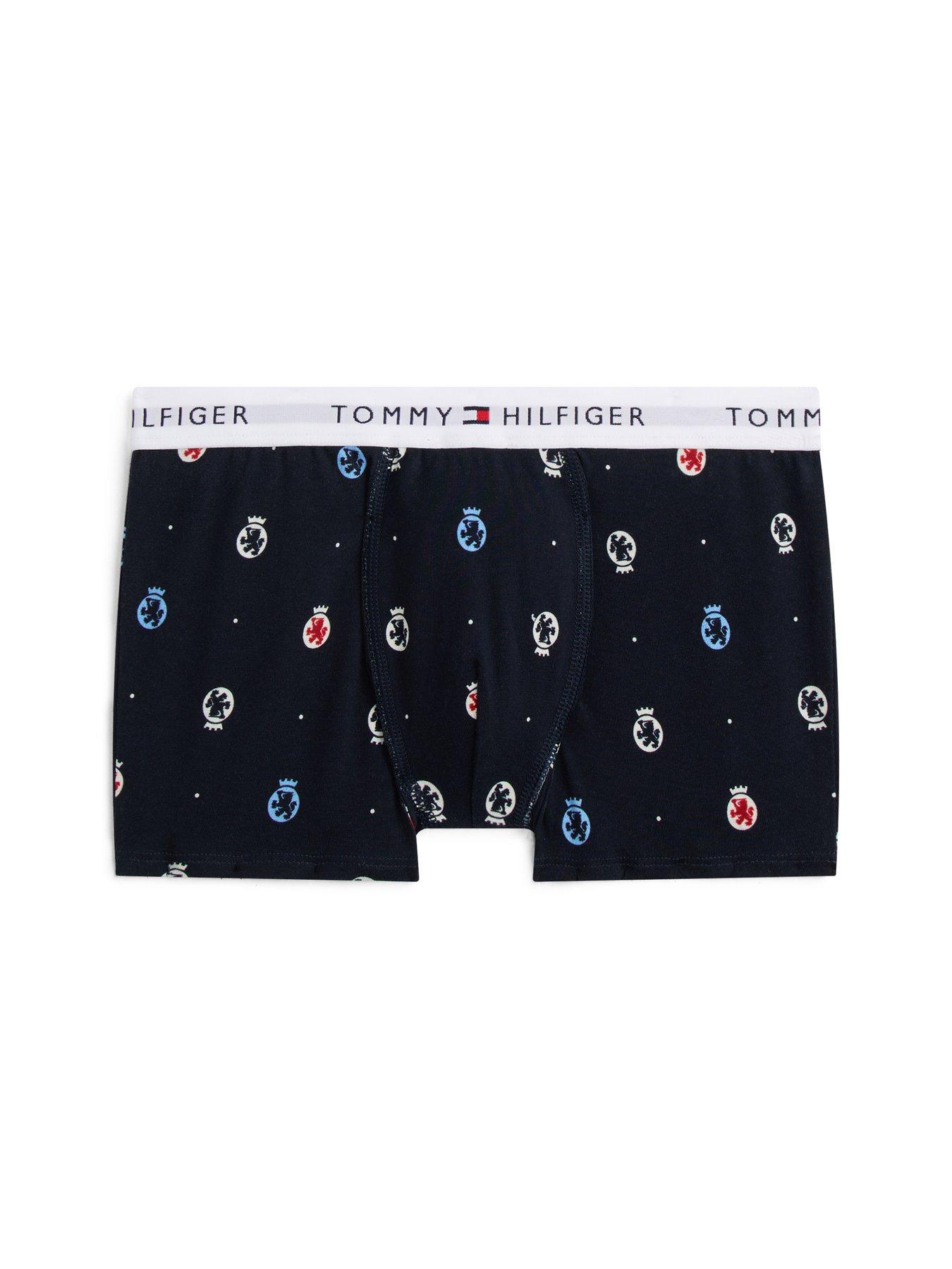  image of tommy-hilfiger-boys-trunk-amp-socks-boxed-gift-set-navy