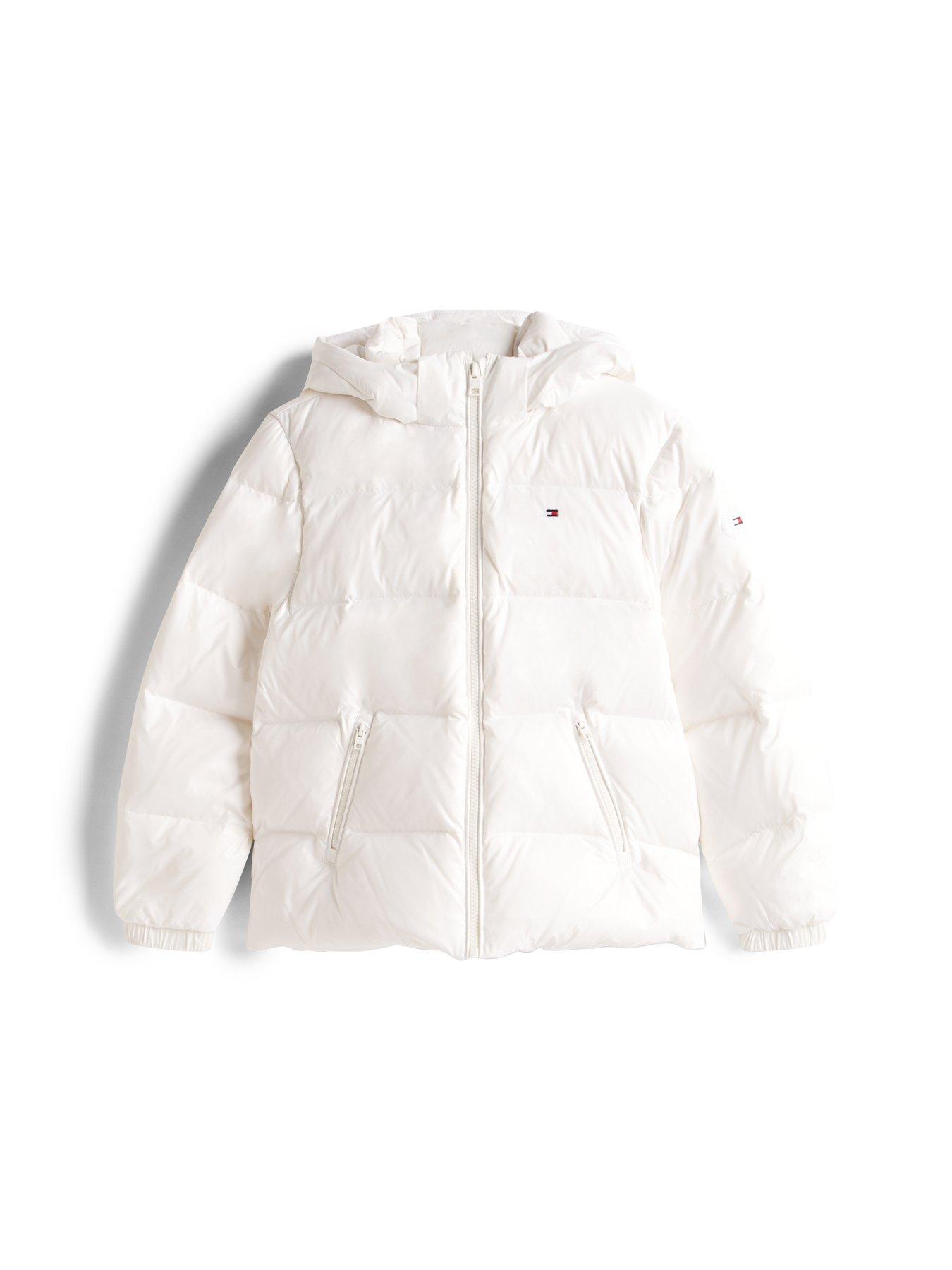 Image 5 of 5 of Tommy Hilfiger Girls Essential Down Jacket - Off White