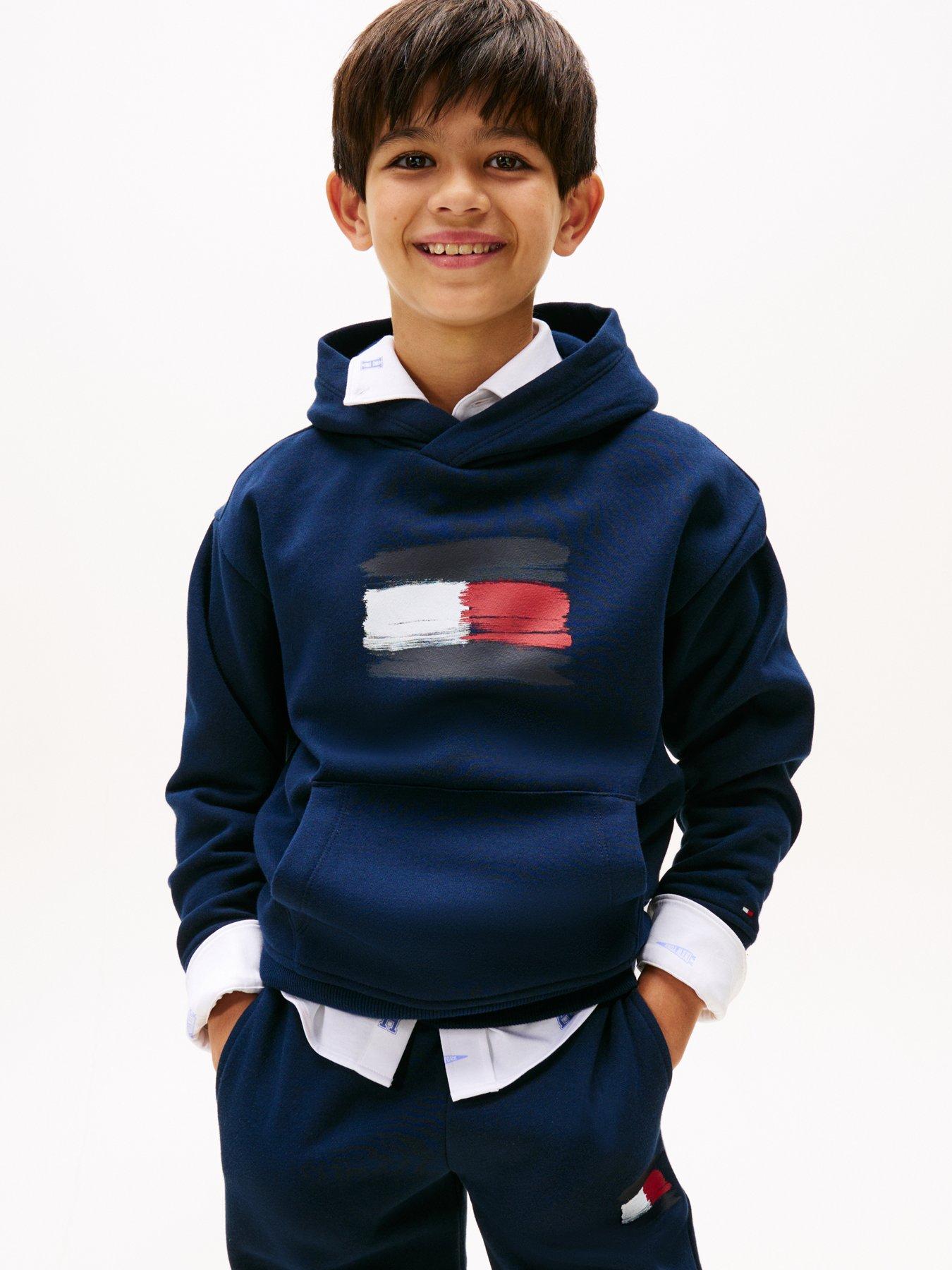 undefined Boys Flag Hoodie - Night Navy