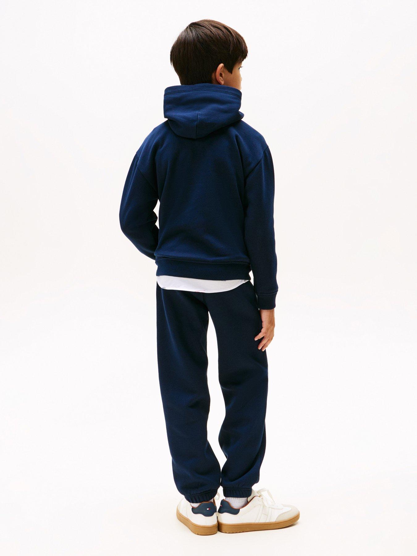 Image 2 of 5 of Tommy Hilfiger Boys Flag Hoodie - Night Navy