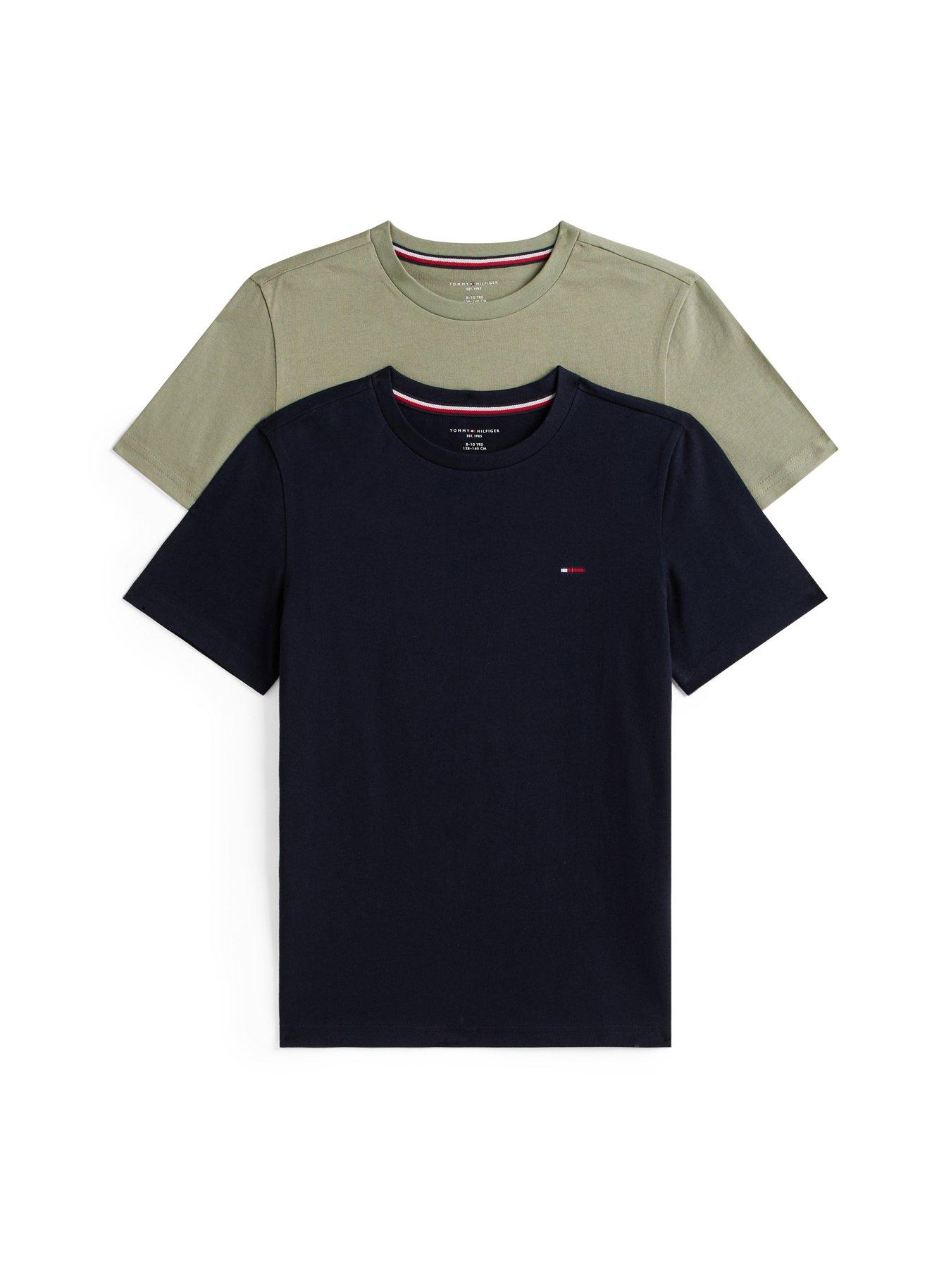 undefined Boys 2 Pack Short Sleeve T-Shirts - Sage / Desert Sky