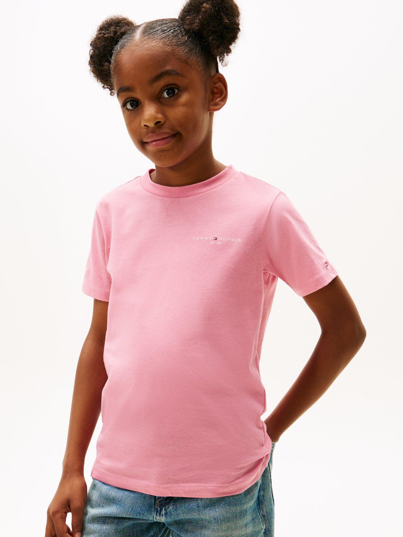undefined Girls Mini Corp Short Sleeve T-Shirt - Mystic - Pink