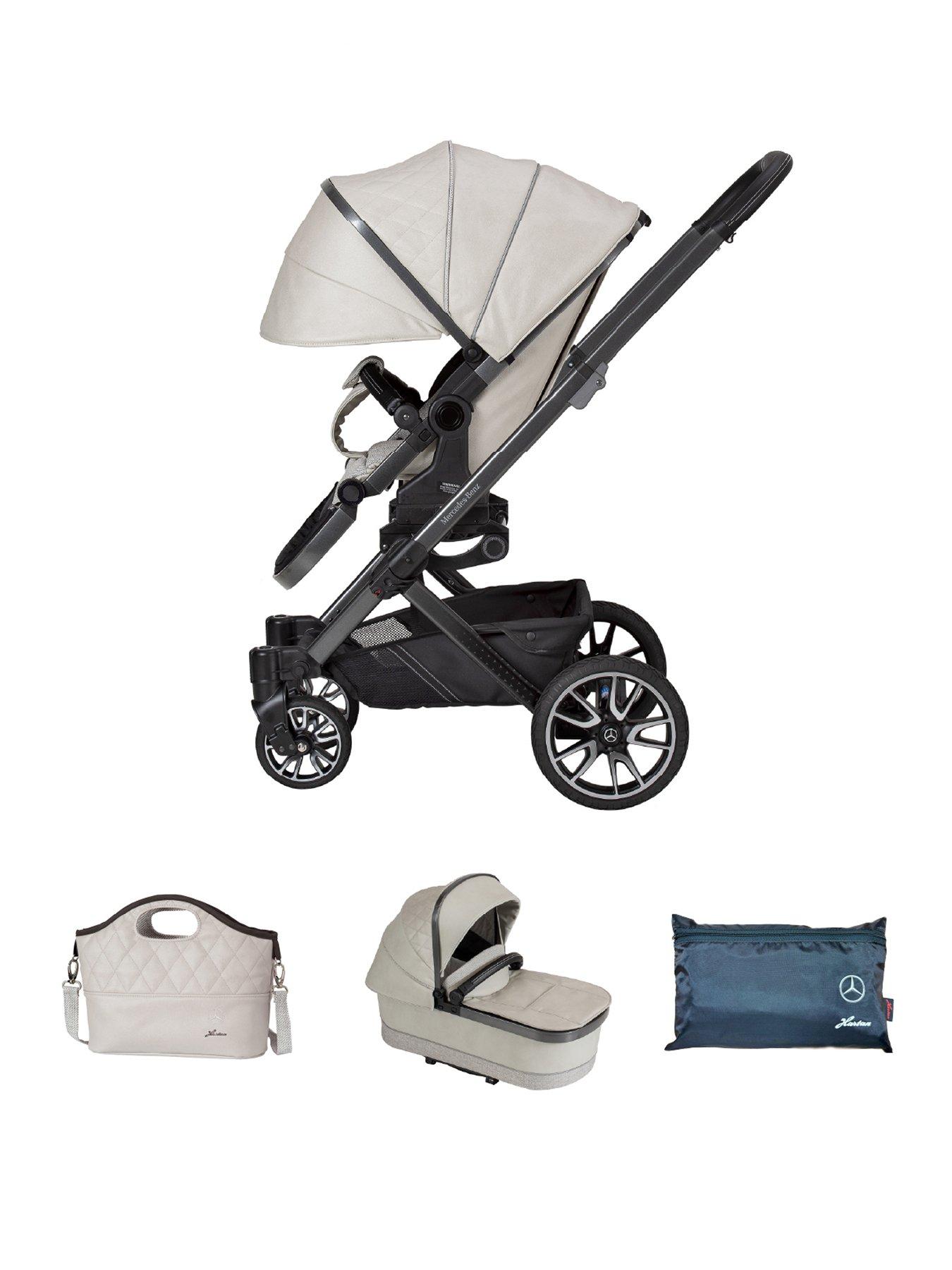 Mercedes Avantgarde GTX Pushchair, Carrycot  &  Changing Bag Bag - Moonstone