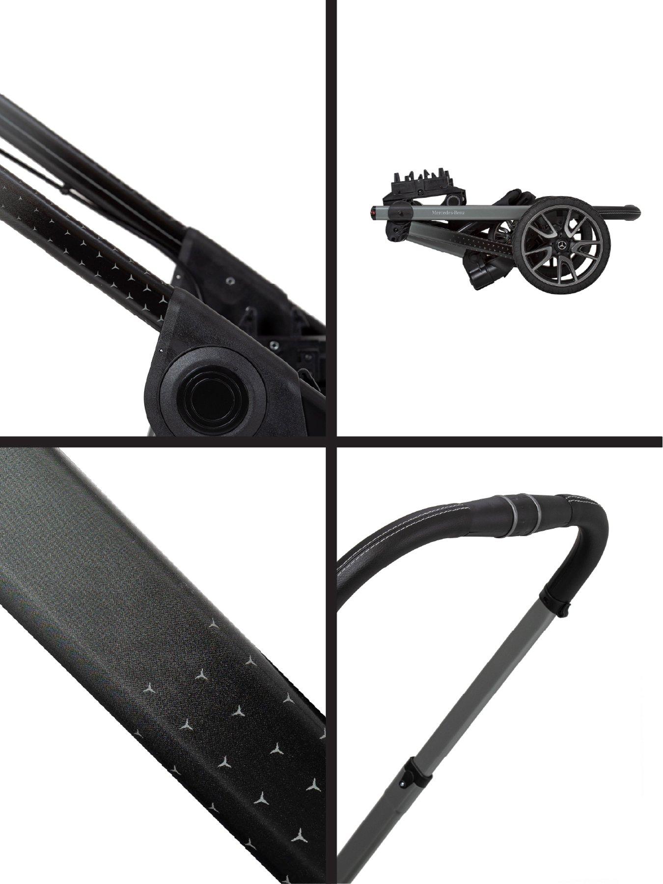 Image 5 of 7 of Mercedes Avantgarde GTX Pushchair, Carrycot &amp; Changing Bag Bag - Sage Grey