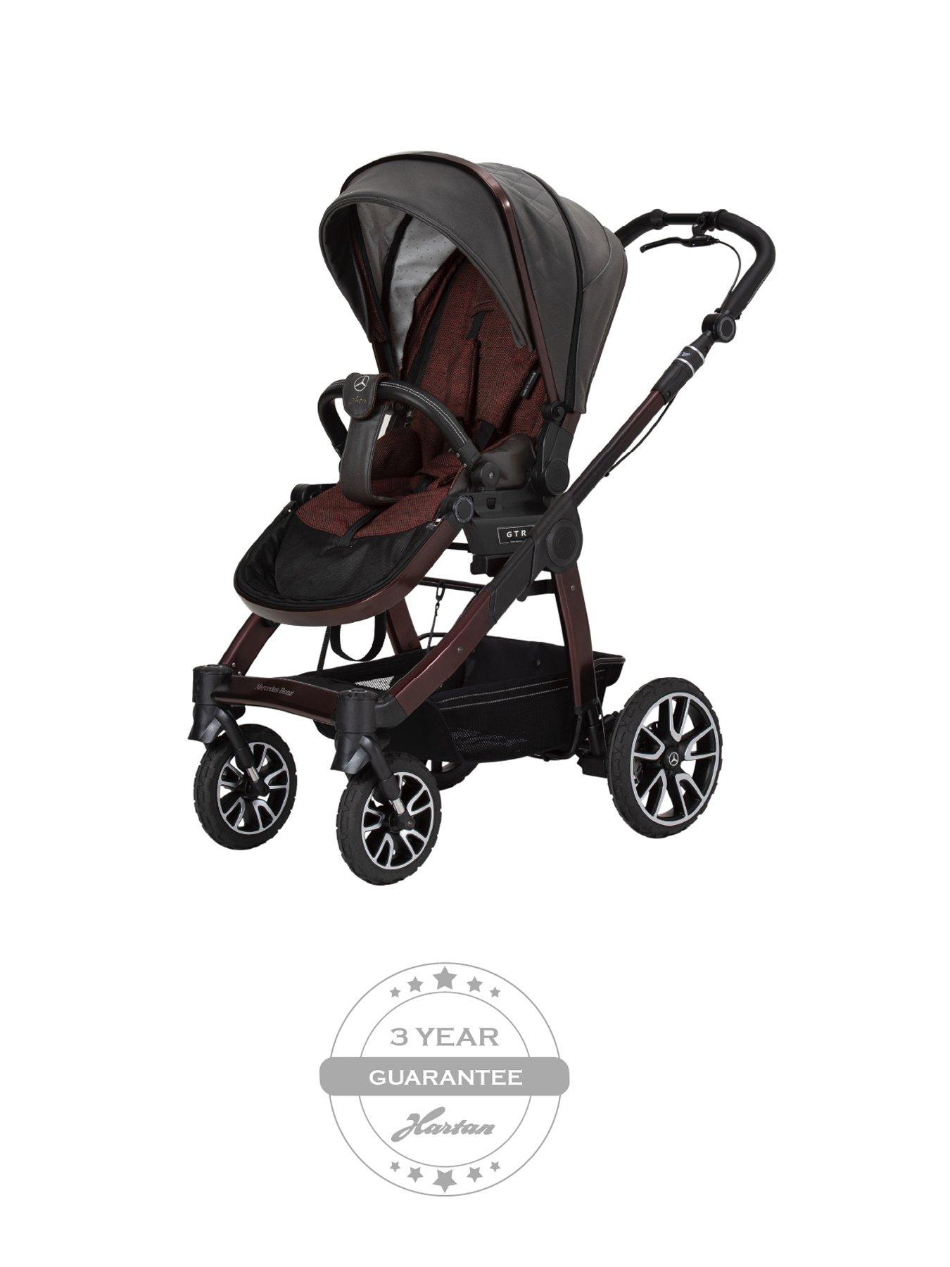 Image 2 of 7 of Mercedes All-Terrain GTR Pushchair, Carrycot &amp; Changing Bag Bag - Tourmaline