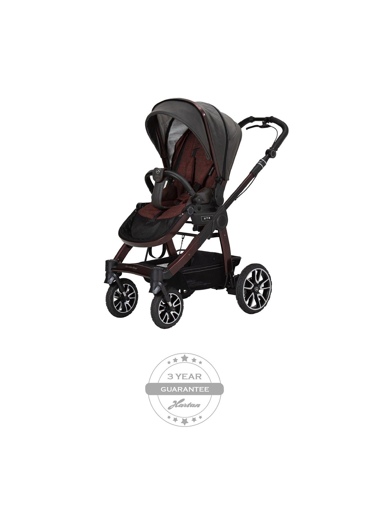 Image 2 of 7 of Mercedes All-Terrain GTR Pushchair, Carrycot & Changing Bag Bag - Tourmaline