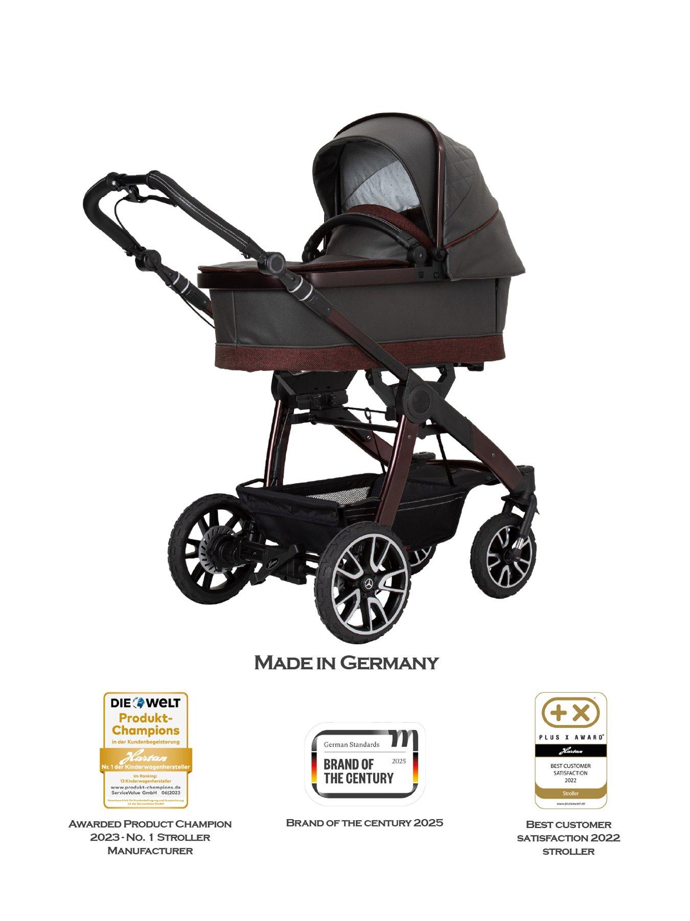 Image 3 of 7 of Mercedes All-Terrain GTR Pushchair, Carrycot &amp; Changing Bag Bag - Tourmaline