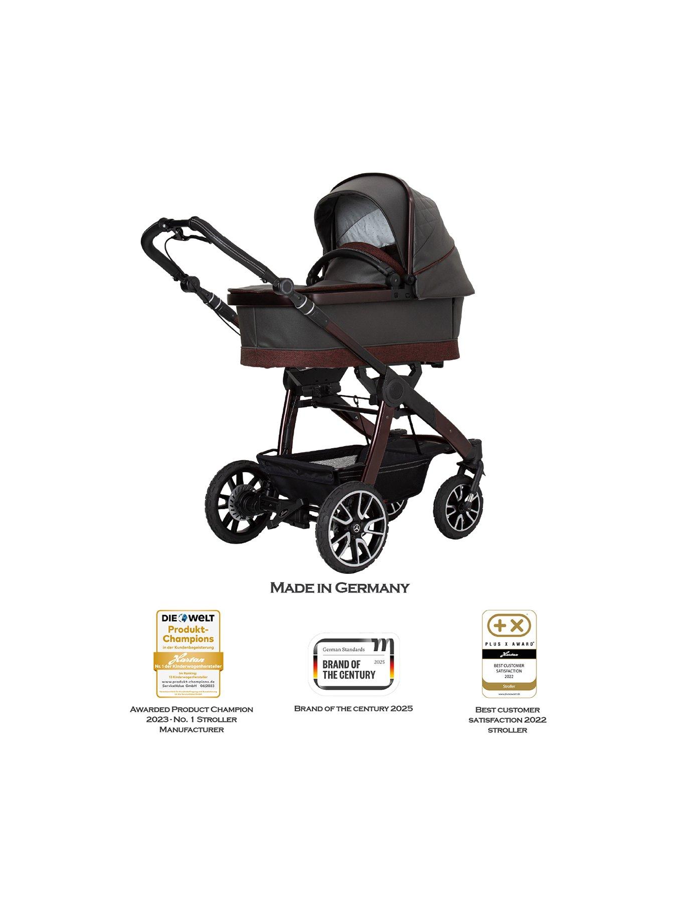 Image 3 of 7 of Mercedes All-Terrain GTR Pushchair, Carrycot & Changing Bag Bag - Tourmaline