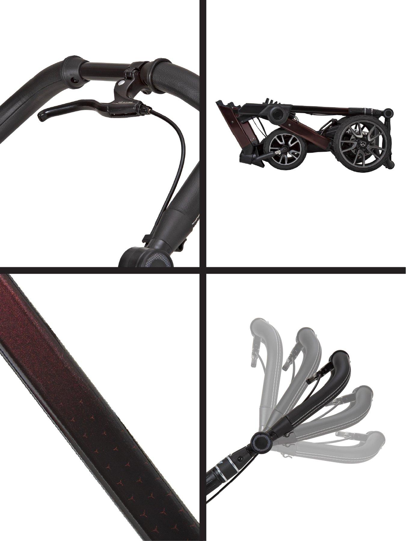 Image 5 of 7 of Mercedes All-Terrain GTR Pushchair, Carrycot &amp; Changing Bag Bag - Tourmaline