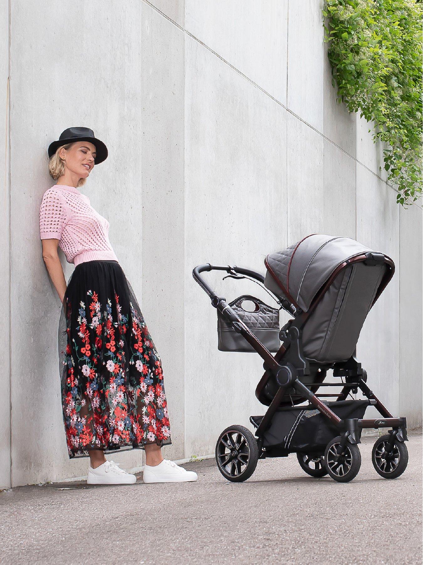 Image 7 of 7 of Mercedes All-Terrain GTR Pushchair, Carrycot &amp; Changing Bag Bag - Tourmaline