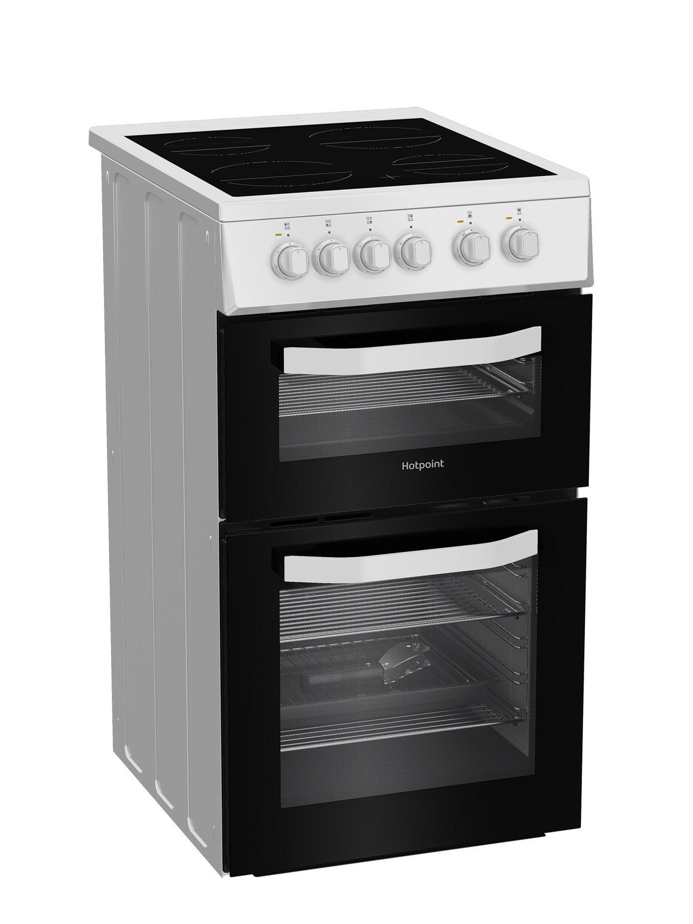  image of hotpoint-hte5vcw-electric-twin-cooker-white