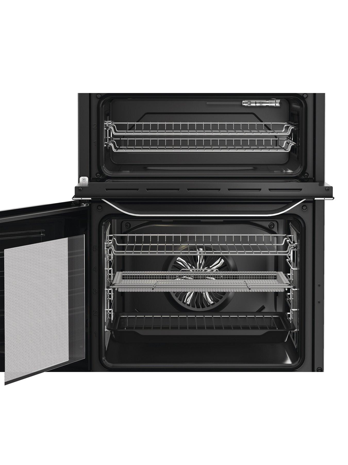 Image 4 of 6 of Hotpoint HDE6VDCASX - Electric Double Cooker with Multiflow Technology - Silver