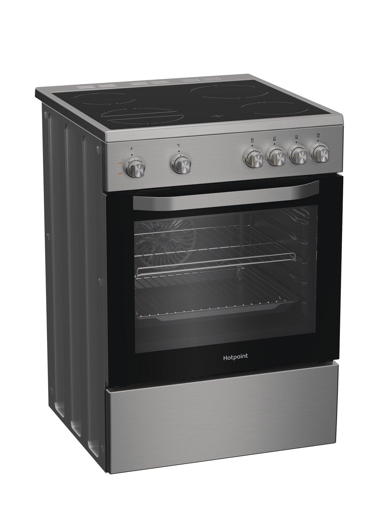 Image 2 of 6 of Hotpoint H6V5KMX/UK - Electric Single Cooker with Multiflow Technology - Silver