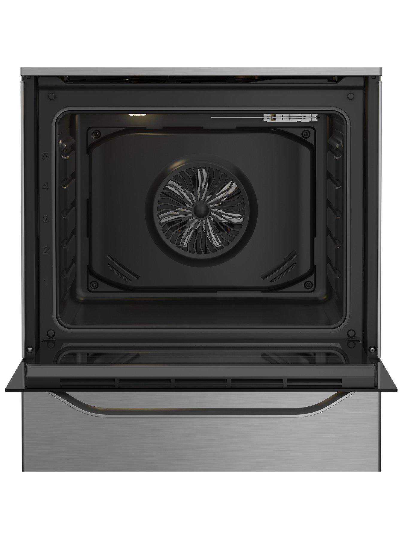  image of hotpoint-h6v5kmxuk-electric-single-cooker-with-multiflow-technology-silver