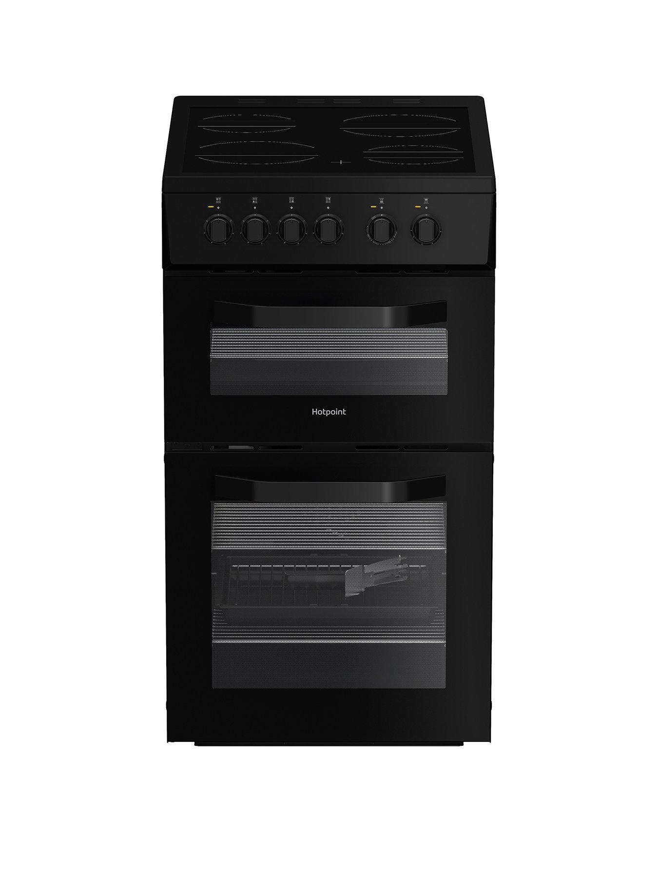 Image 1 of 6 of Hotpoint HTE5VCB - Electric Twin Cooker - Black