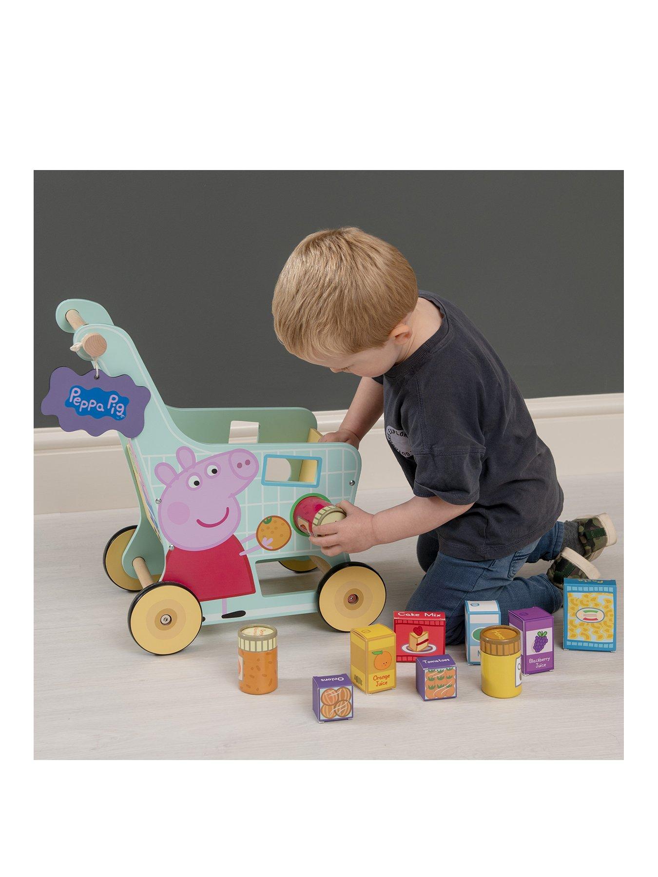 Image 1 of 7 of Peppa Pig Shopping Trolley