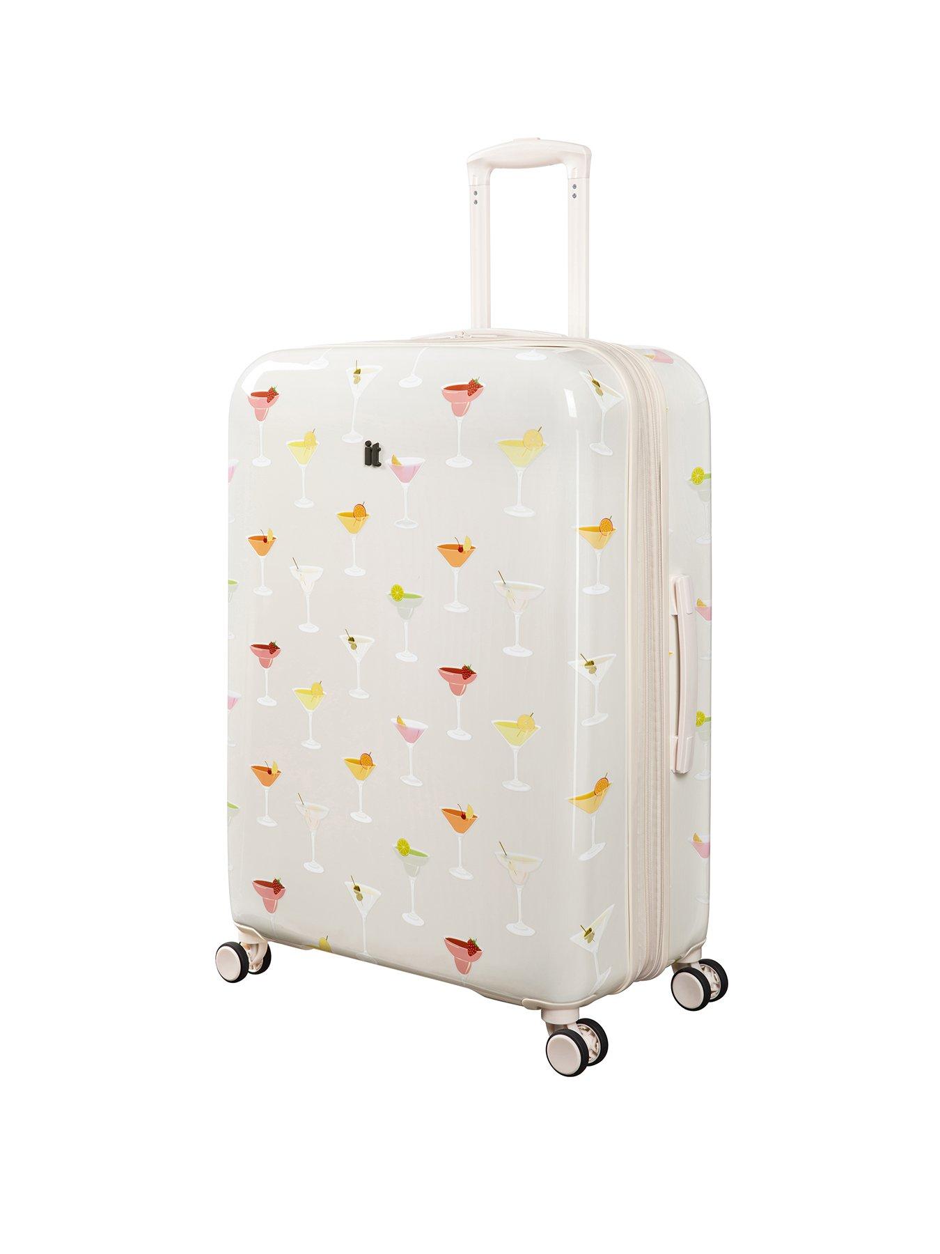 undefined Sheen Martini Sparkles Cocktail Print Hardshell Large Suitcase