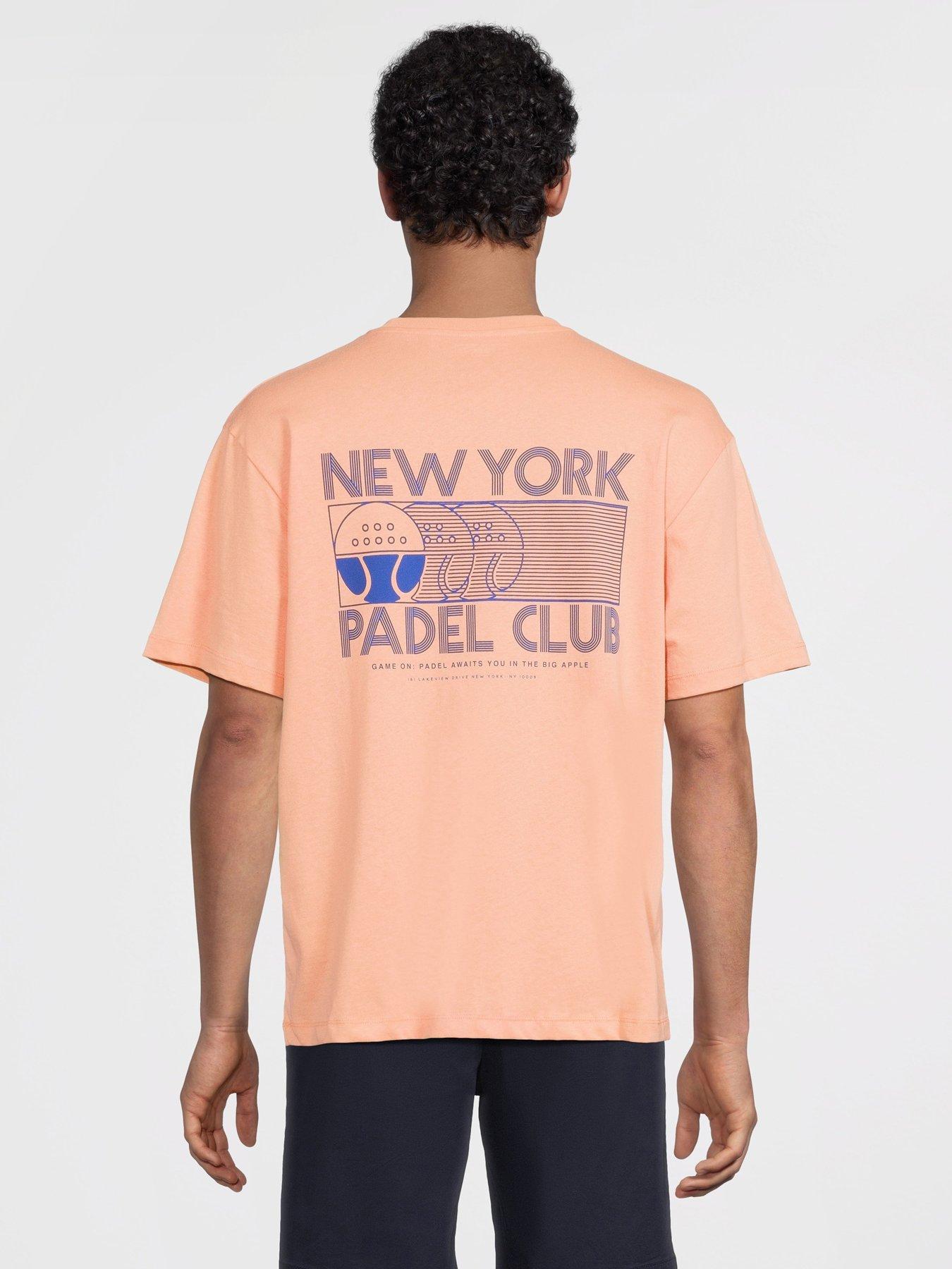undefined Padel Club Back Graphic T-Shirt - Orange