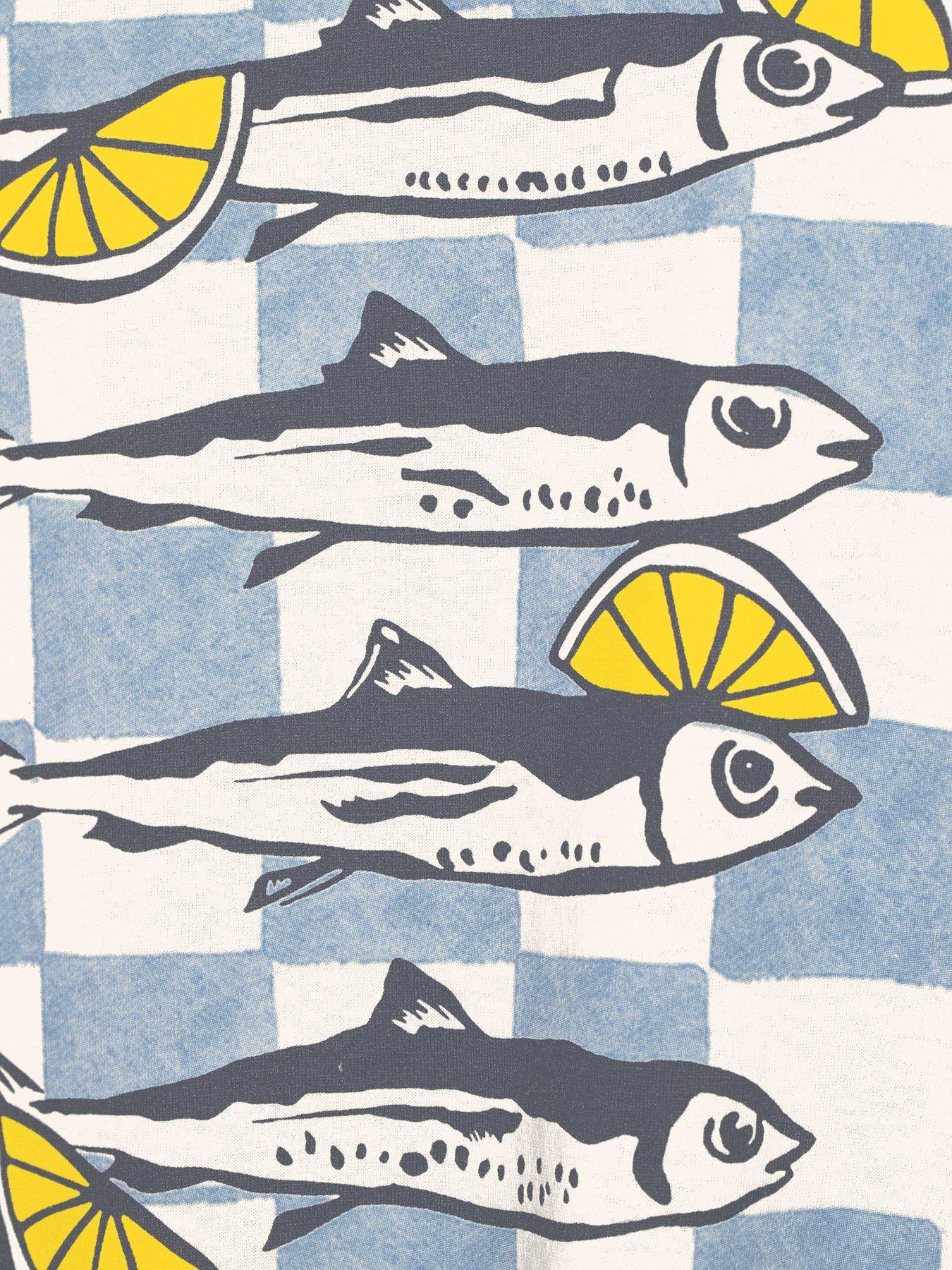 Image 4 of 5 of Jack & Jones Sardinha Back Graphic T-Shirt - Cream