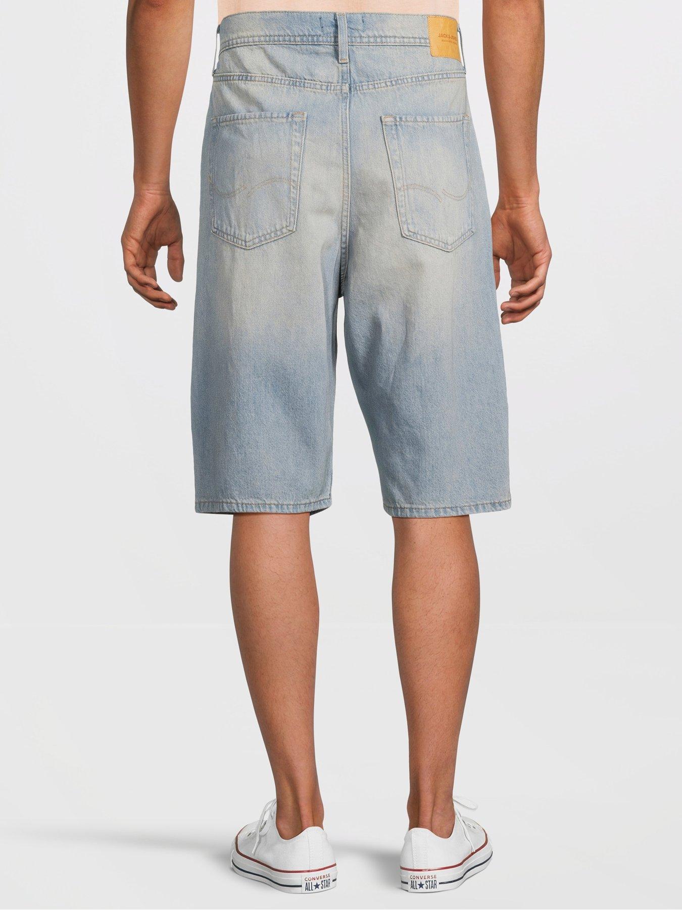 Image 2 of 5 of Jack & Jones Iron Denim Shorts - Blue